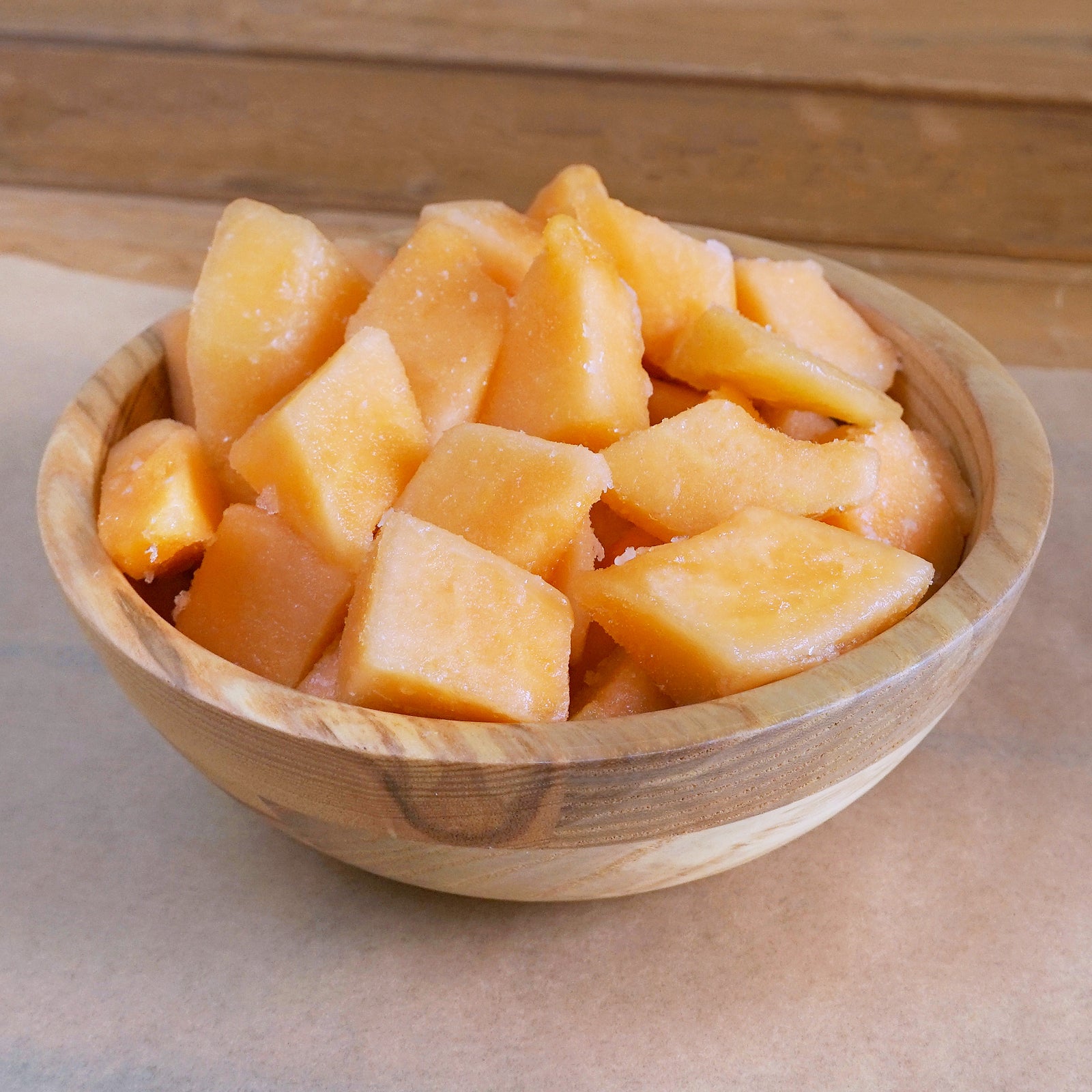 Certified Organic All-Natural Frozen Cantaloupe from Vietnam (350g) Best By: February 20th, 2026 - Horizon Farms