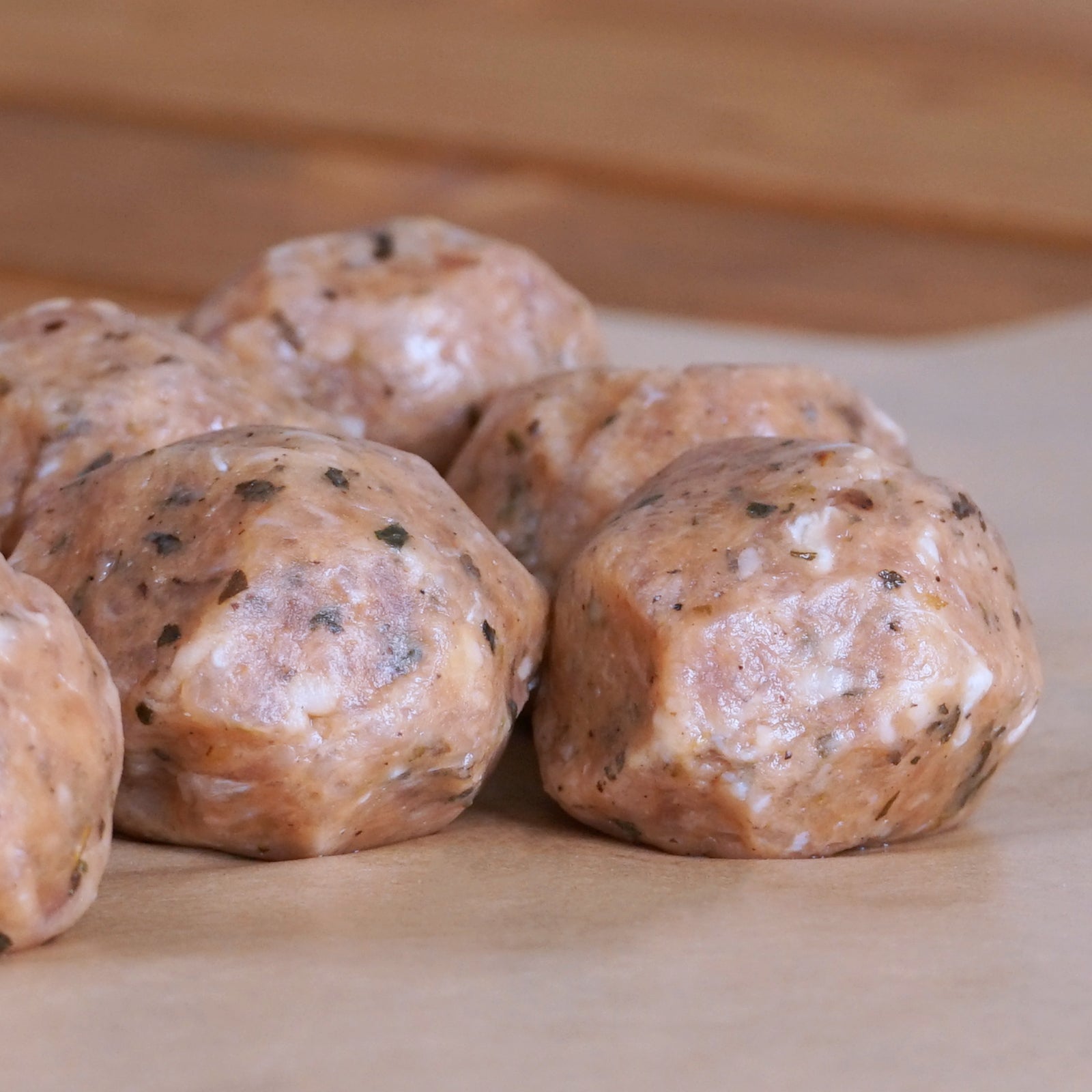 All-Natural Free-Range Pork Meatballs (200g) - Horizon Farms