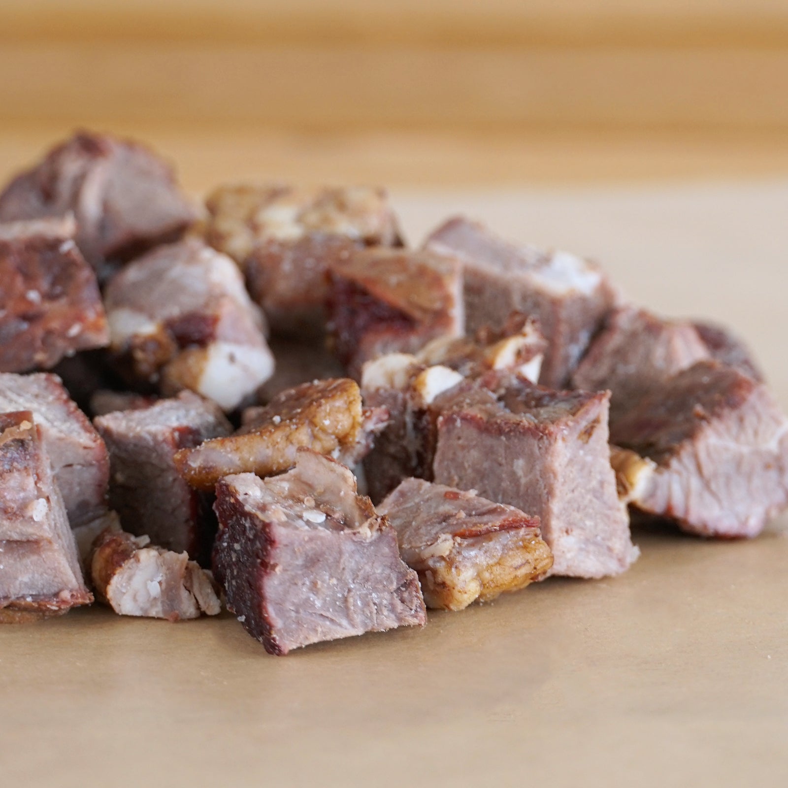 (Limited) All-Natural Grass-Fed Beef Sugar-Free Smoked Rump Dice Cuts (100g)