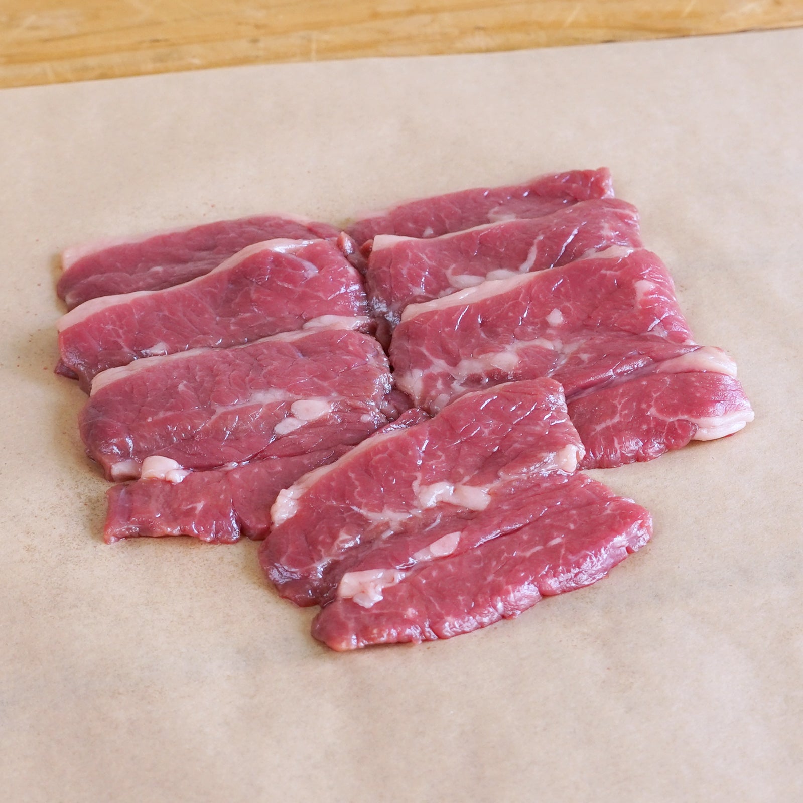 Japanese Range-Free Wagyu Beef Chuck Shoulder BBQ Slices from Iwate (100g) - Horizon Farms