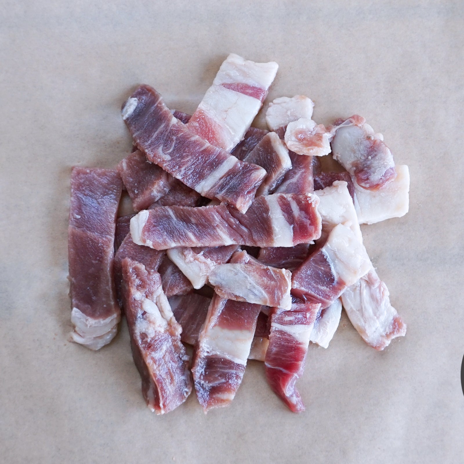 Grain-Fed Beef Loin Stir-Fry Slices from New Zealand (100g) - Horizon Farms