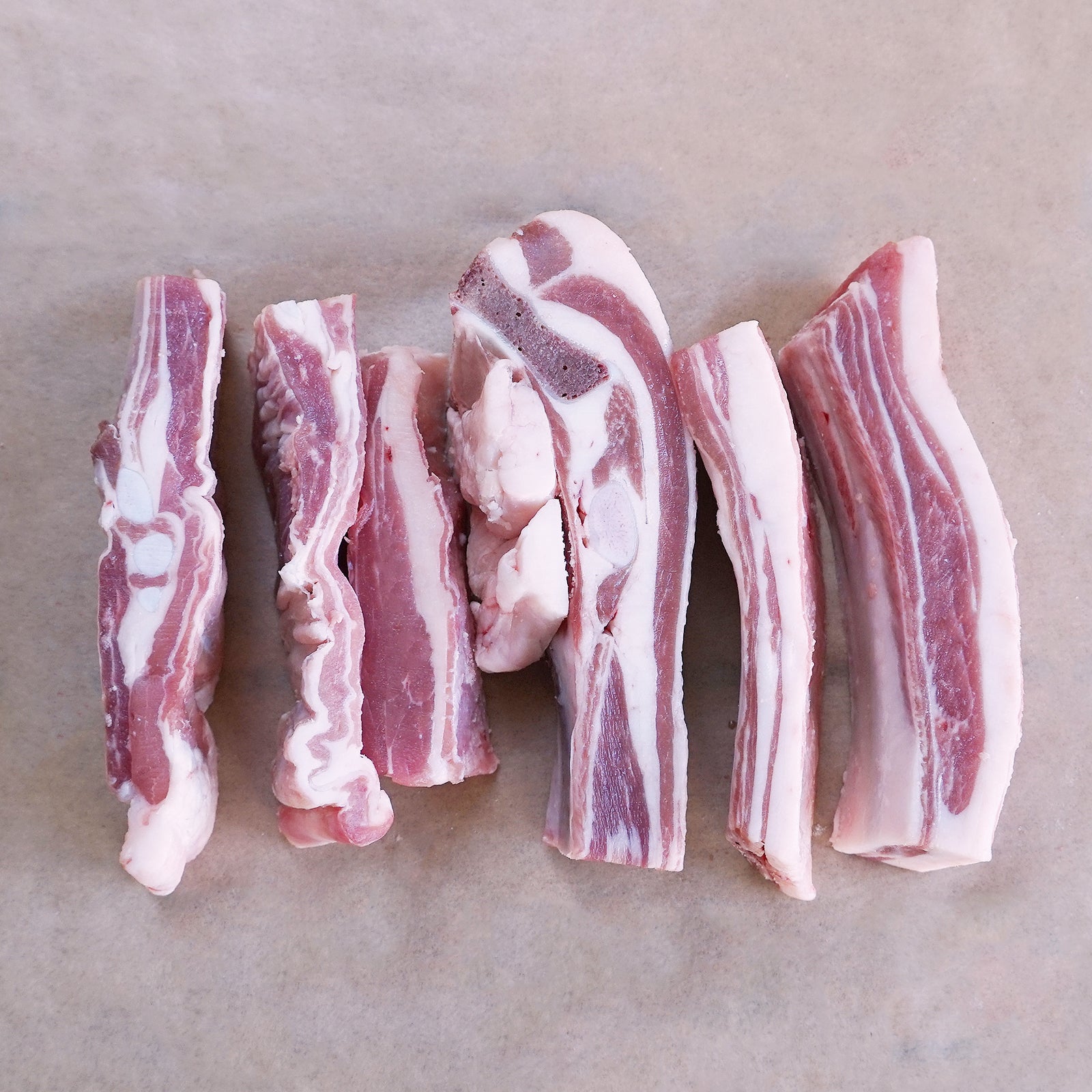 Free-Range Lamb Spare Ribs from New Zealand (300g) - Horizon Farms