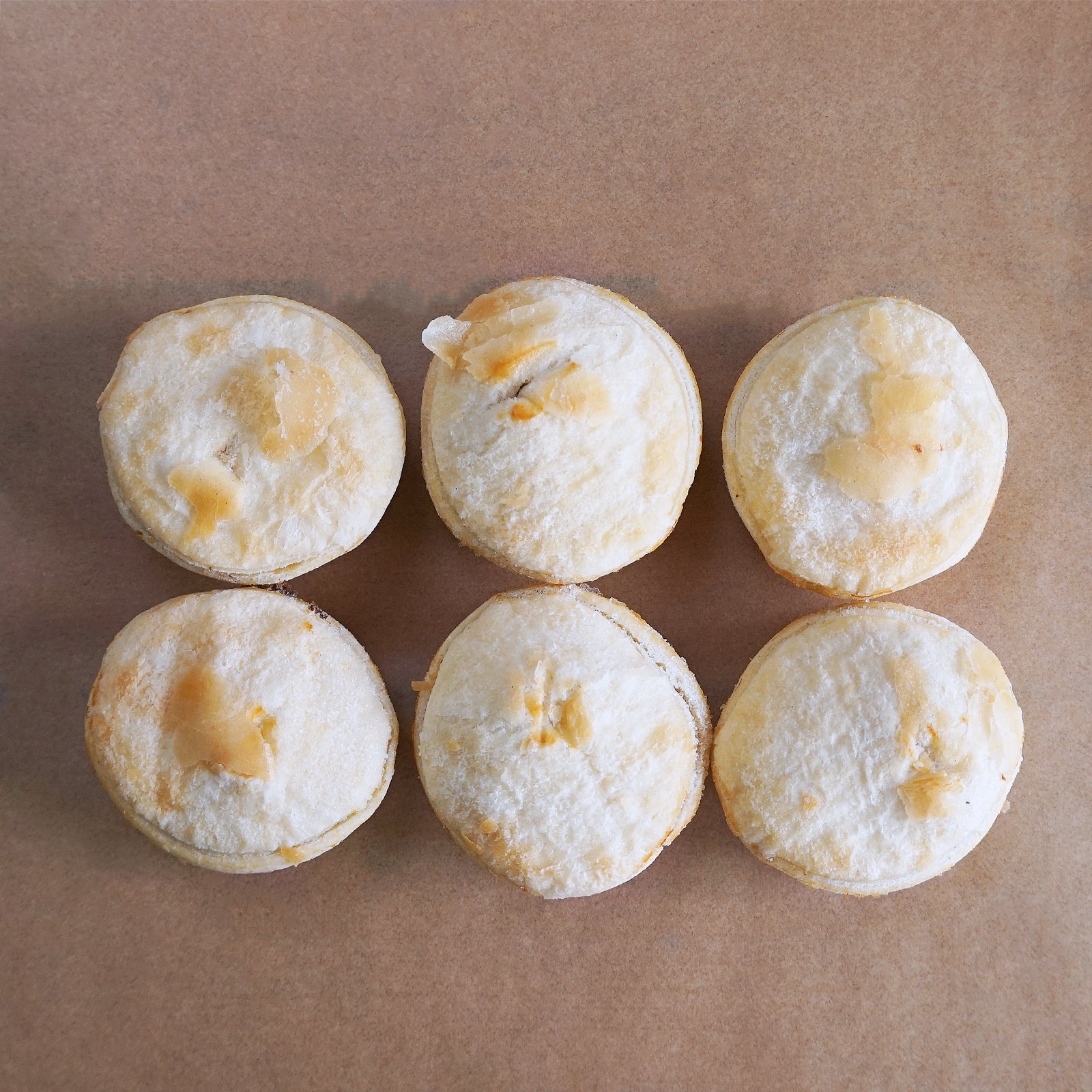 All-Natural Party-Size Grass-Fed Aussie Beef Meat Pies B-Grade from Australia (6pc)