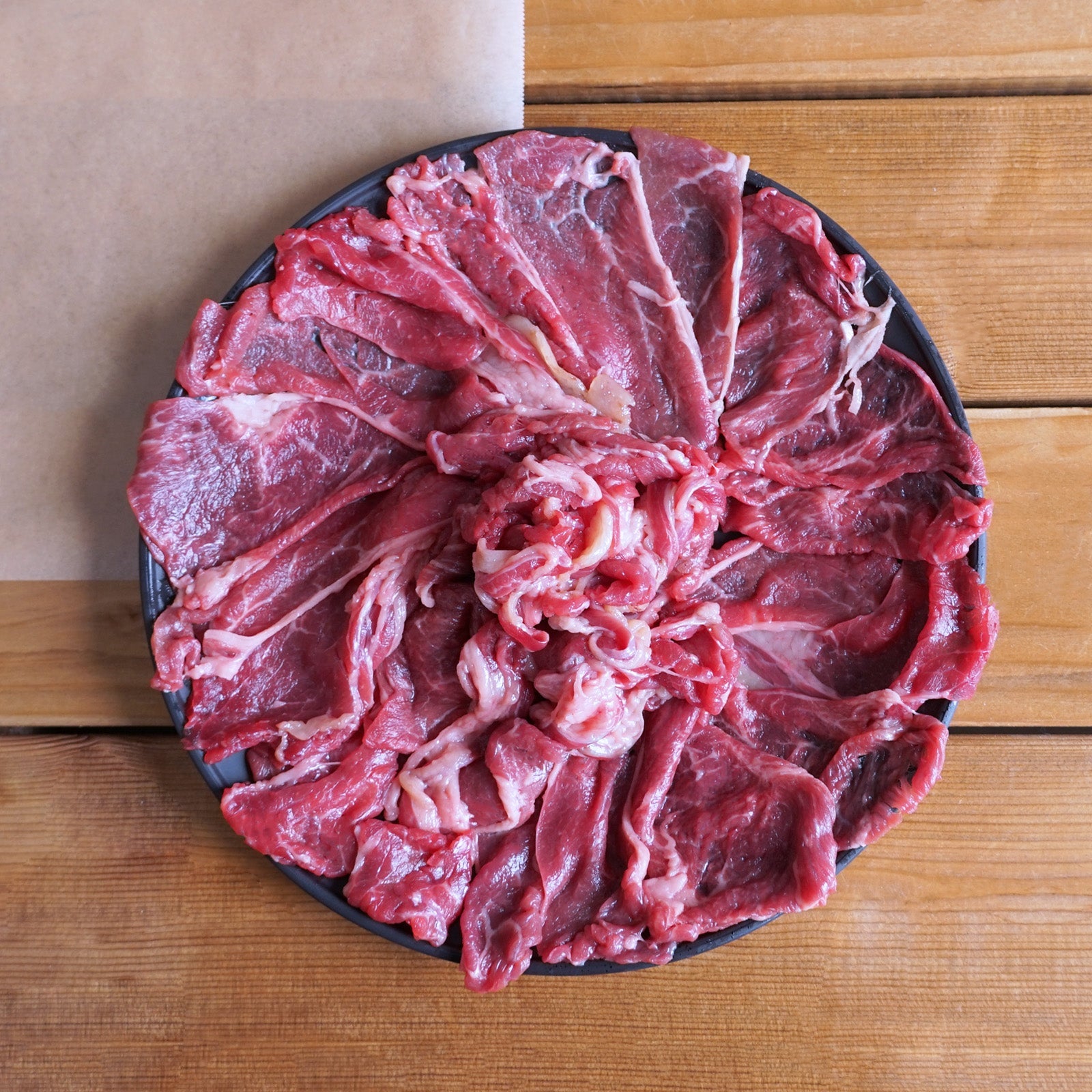 Japanese Range-Free Wagyu Beef Chuck Shoulder Thin Slices from Iwate B-Grade (300g) - Horizon Farms
