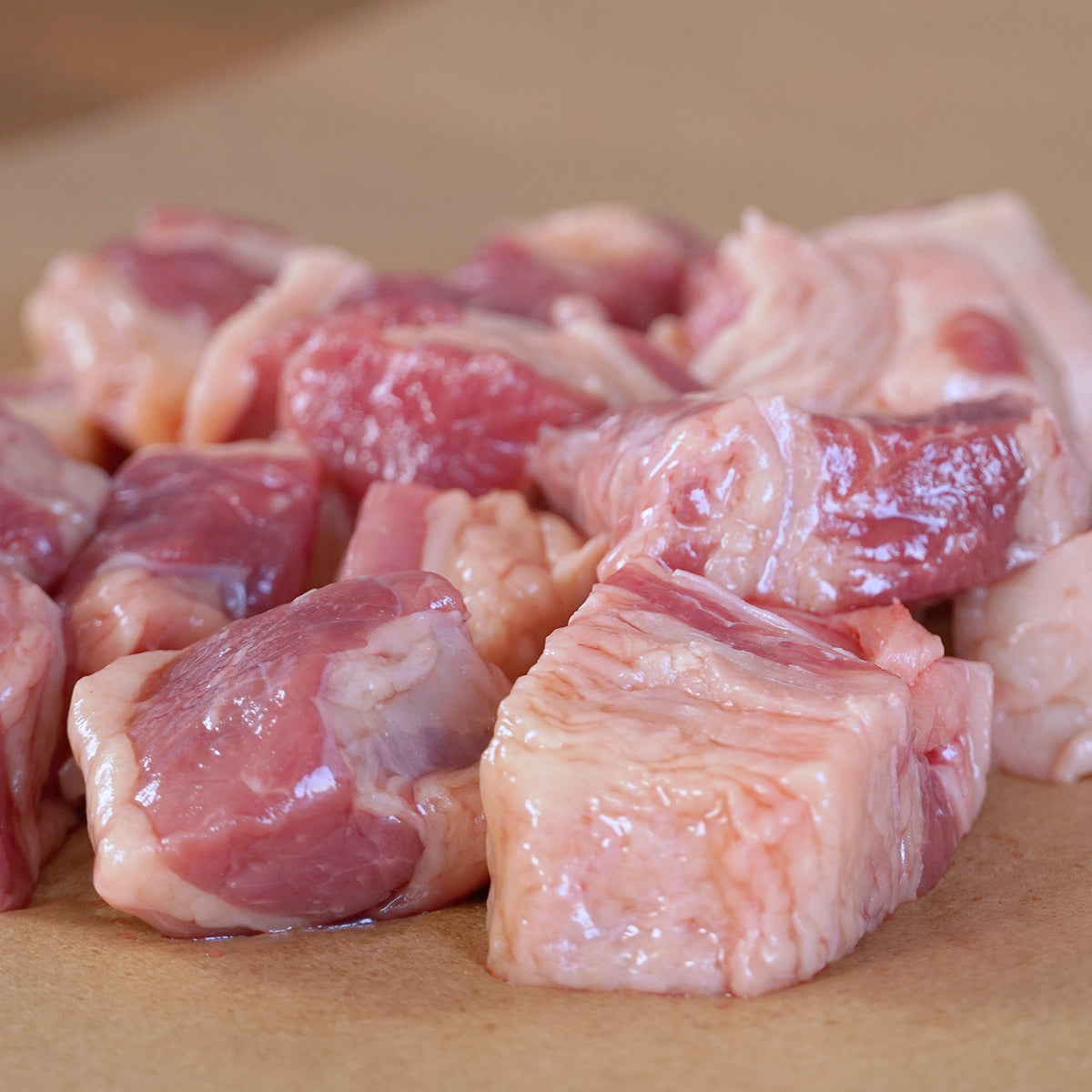 Grass-Fed Beef Navel Brisket Stew Cuts (200g)