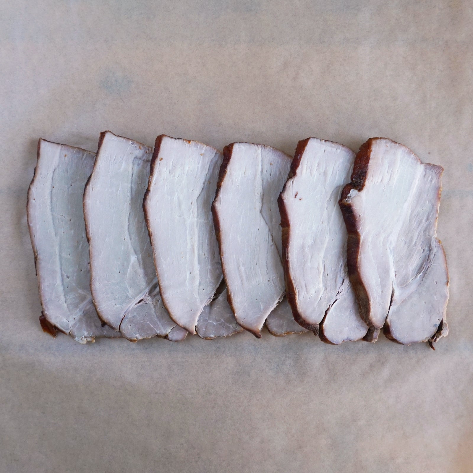 All-Natural Sugar-Free Free-Range Pork Thigh Smoked Ham Slices (200g) - Horizon Farms