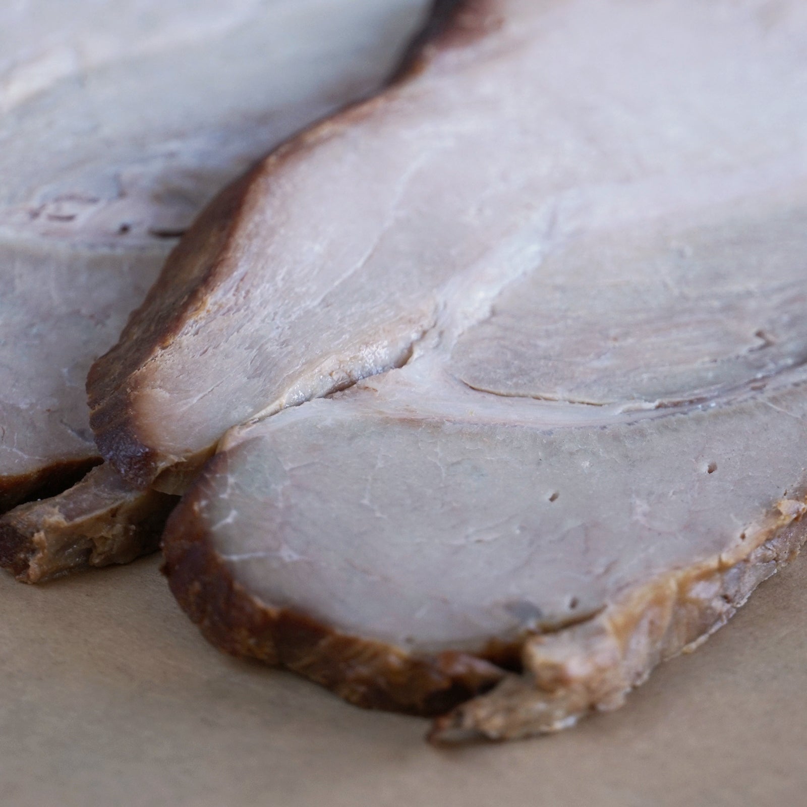All-Natural Sugar-Free Free-Range Pork Thigh Smoked Ham Slices (200g) - Horizon Farms