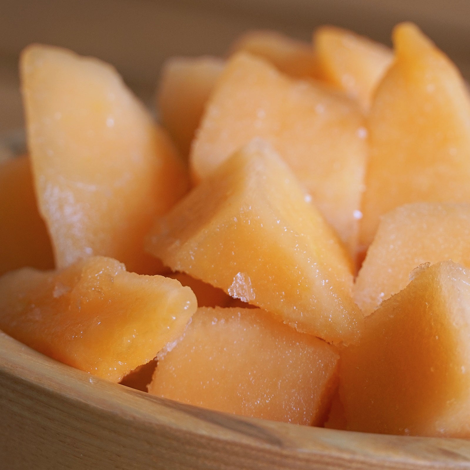 Certified Organic All-Natural Frozen Cantaloupe from Vietnam (350g) Best By: February 20th, 2026 - Horizon Farms