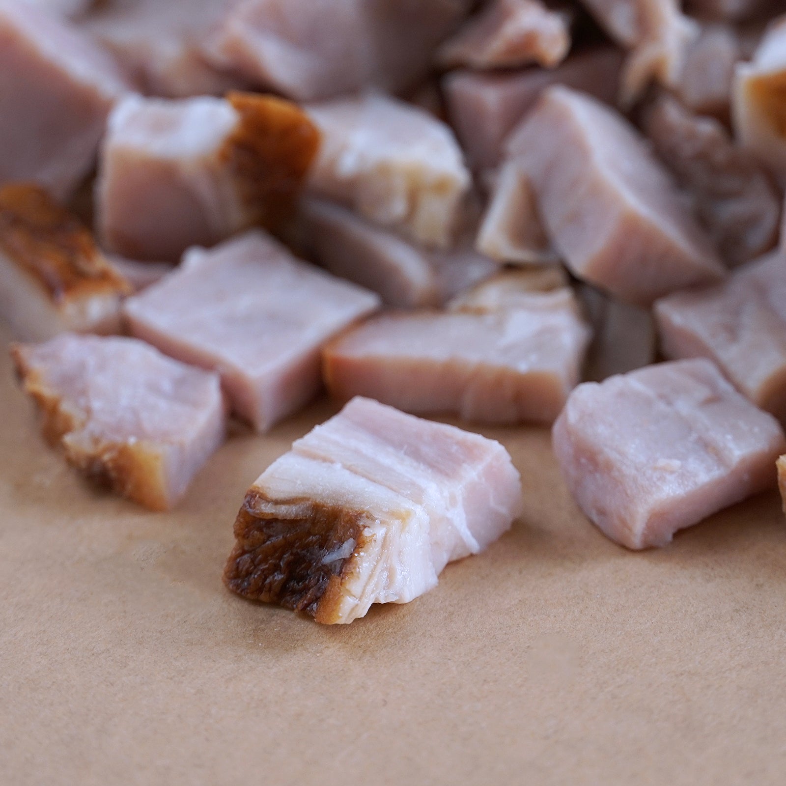 All-Natural Sugar-Free Free-Range Pork Thigh Smoked Ham Dice Cuts (200g) - Horizon Farms