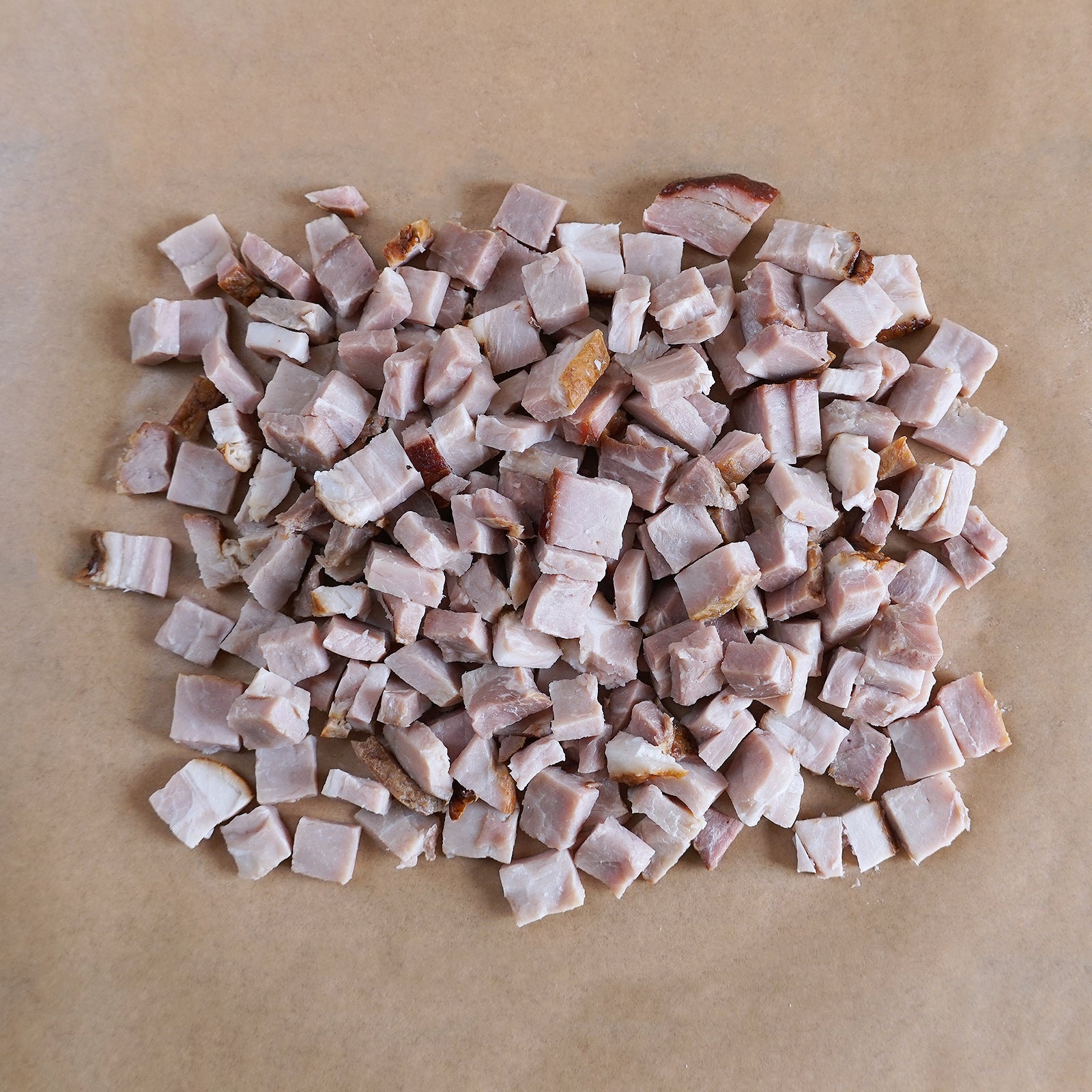 All-Natural Sugar-Free Free-Range Pork Thigh Smoked Ham Dice Cuts (200g) - Horizon Farms