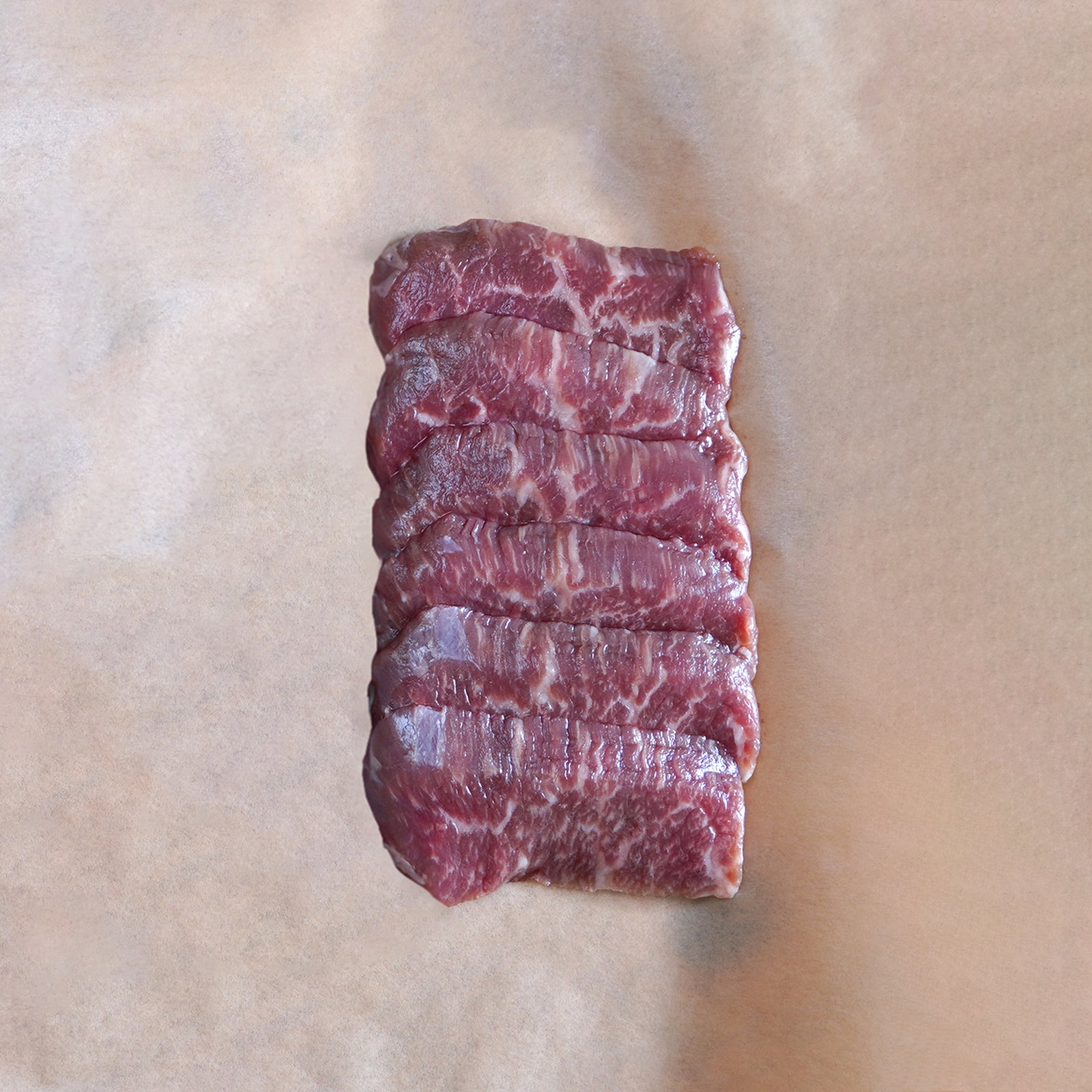 Premium American Grain-Fed Beef Kalbi BBQ Slices from the USA (100g) - Horizon Farms