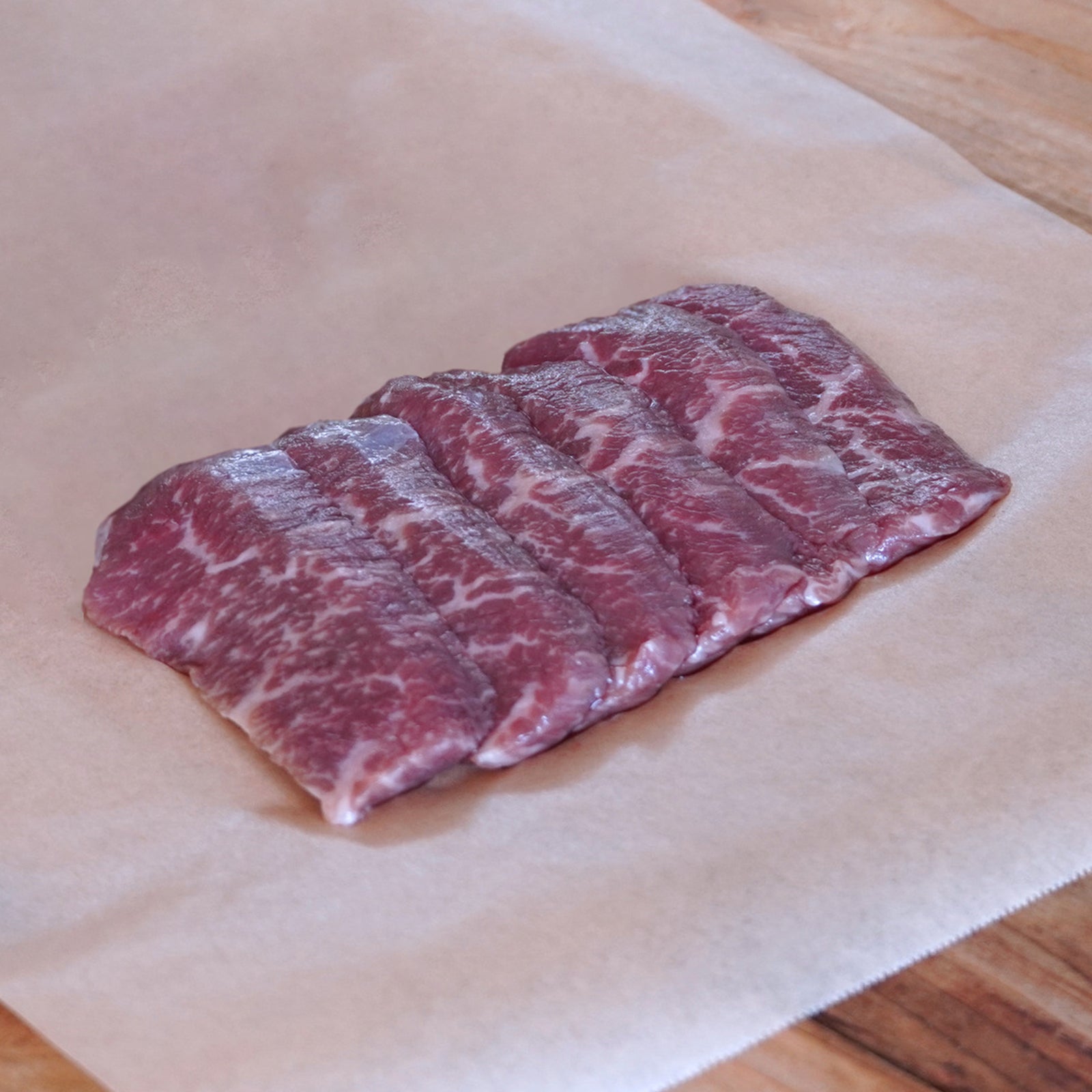 Premium American Grain-Fed Beef Kalbi BBQ Slices from the USA (100g) - Horizon Farms