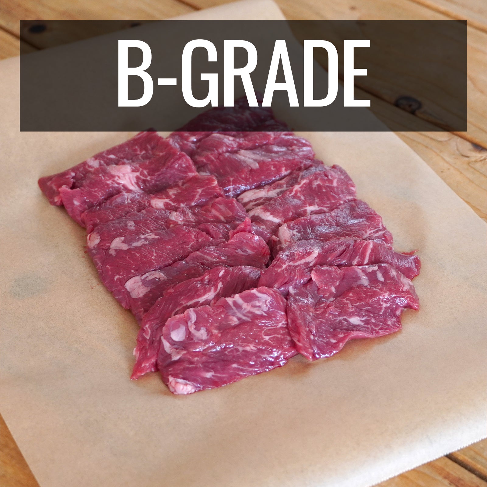 Grain-Fed Beef Flap Meat Slices from New Zealand B-Grade (300g) Best By: October 30th, 2025 - Horizon Farms