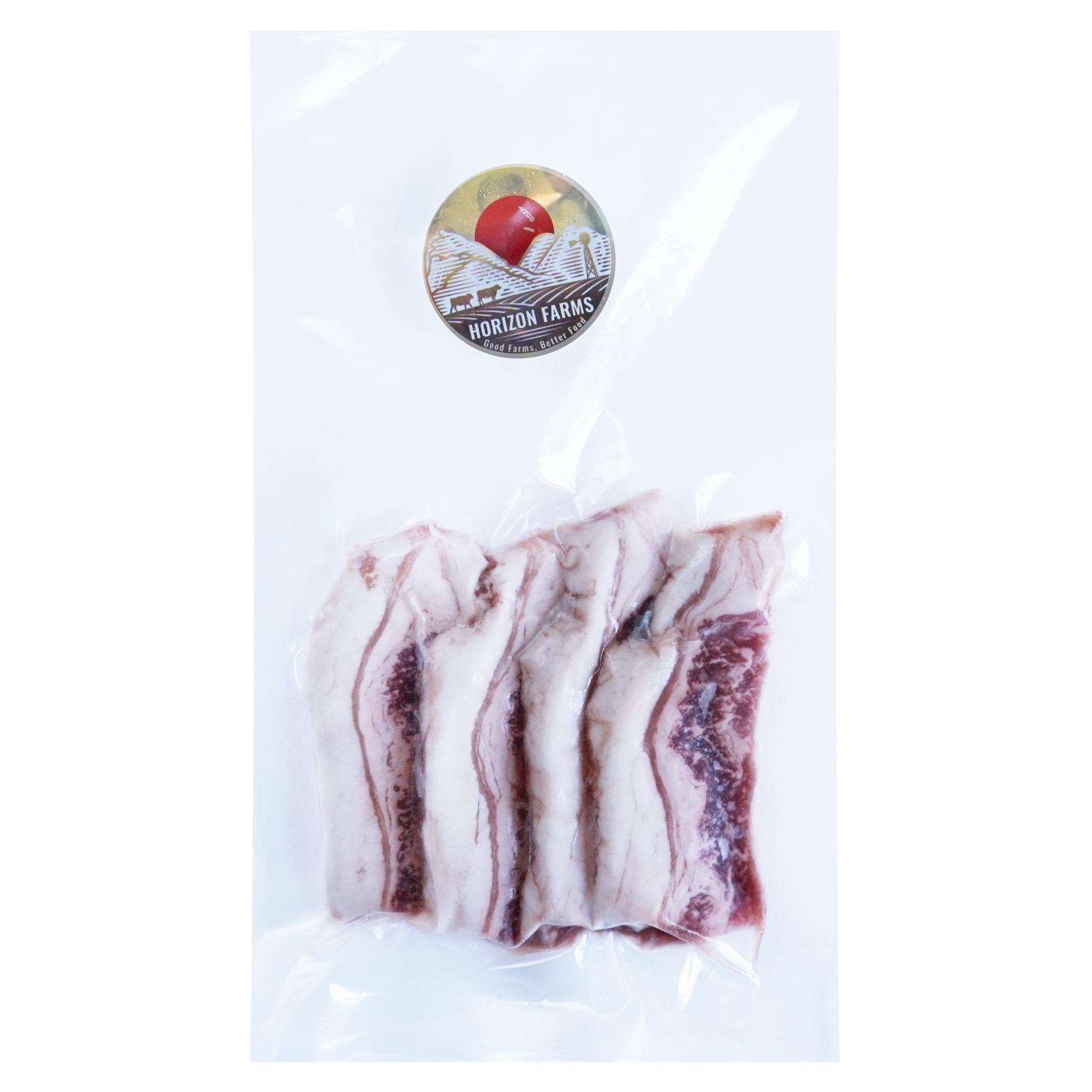 Premium American Grain-Fed Beef Belly BBQ Slices from the USA (100g)
