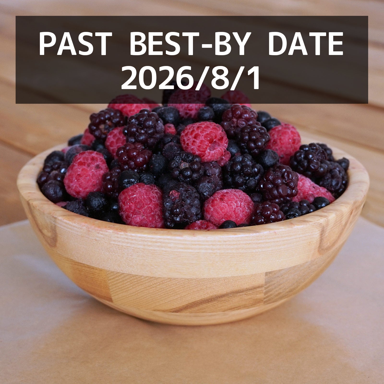 50% OFF Sale! (Past Best By: August 1st, 2026) Organic All-Natural Frozen Berry Mix (1kg) - Horizon Farms