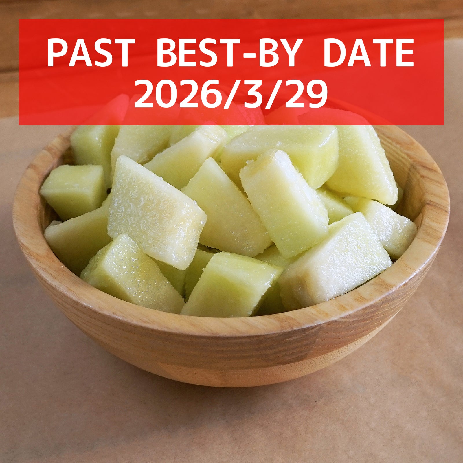 60% OFF Sale! (Past Best By: March 29th, 2026) Certified Organic All-Natural Frozen Green Melon from Vietnam (350g) - Horizon Farms