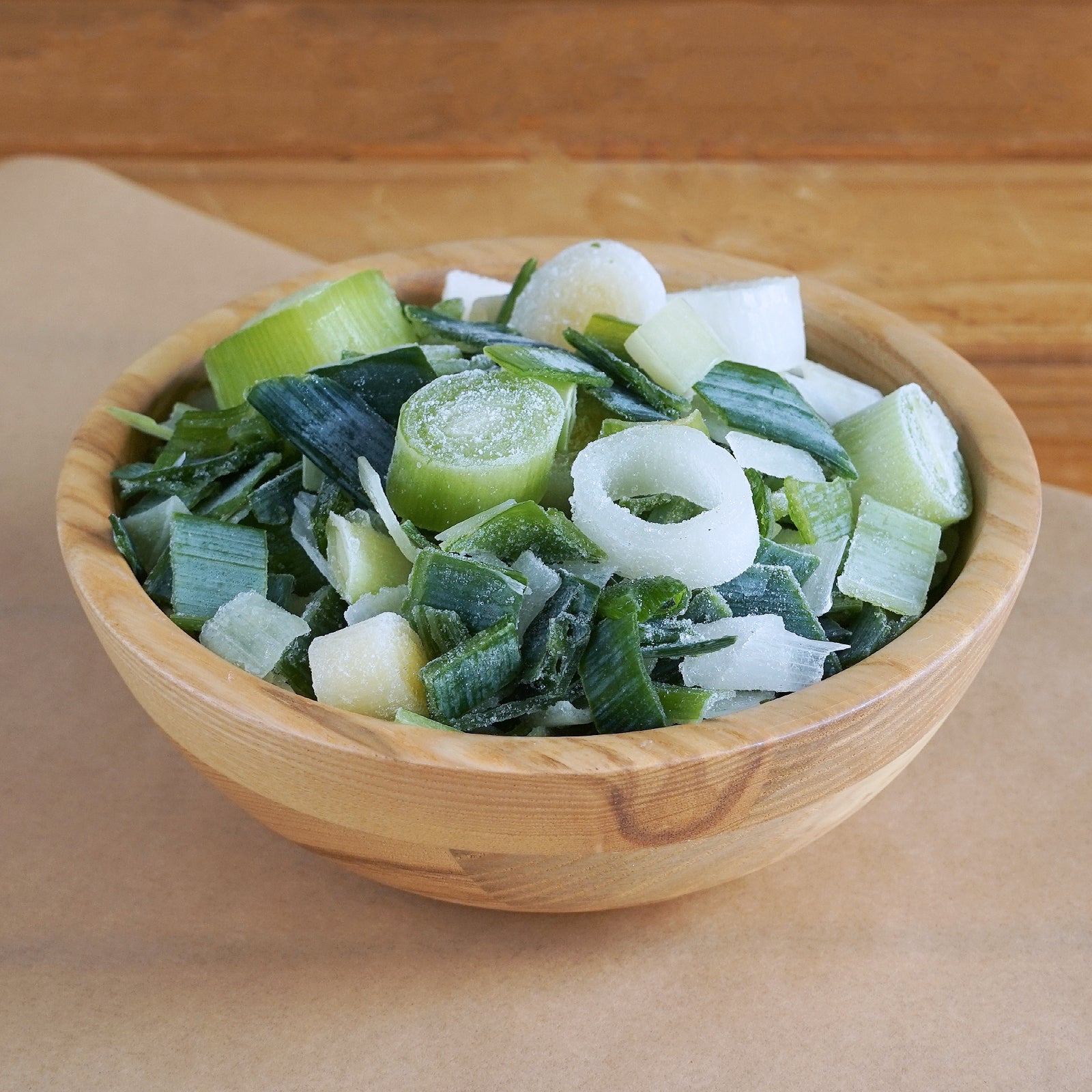 Certified Organic Frozen Leeks from Belgium (500g)