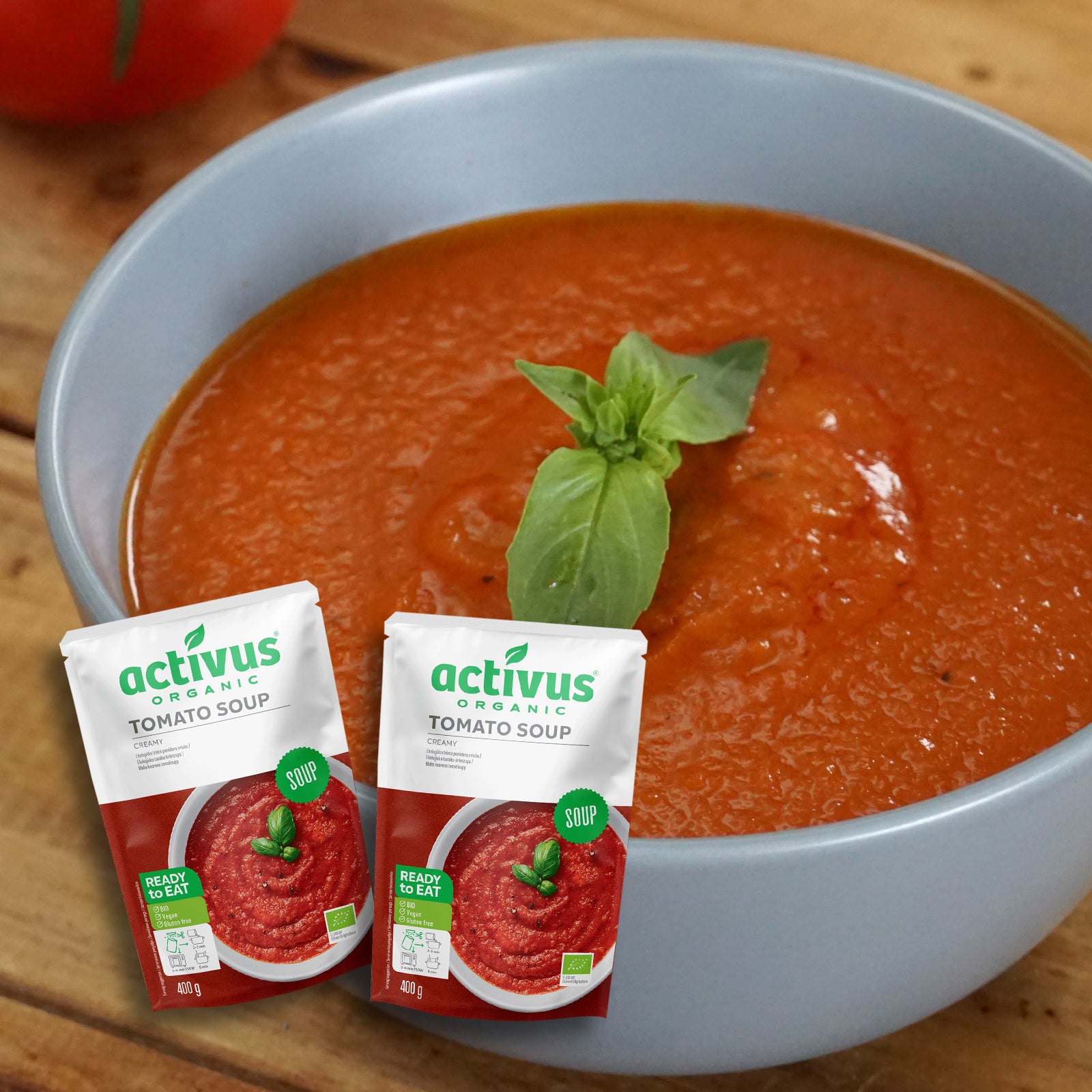 Certified Organic Tomato Soup (800g) - Horizon Farms