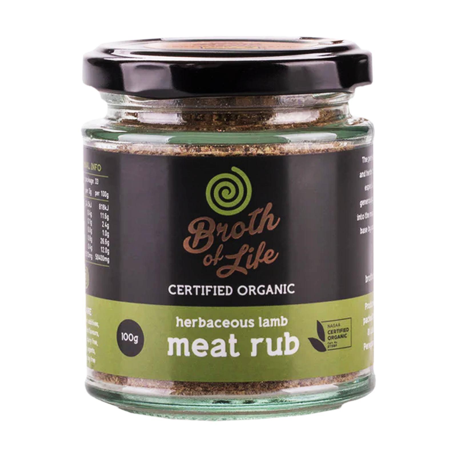 Organic "Herbaceous" Lamb Bone Broth Meat Rub (100g)