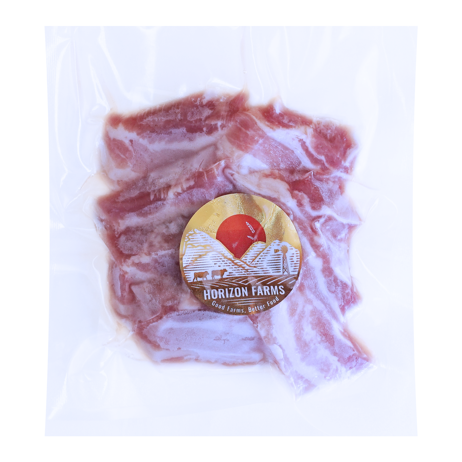 Free-Range Pork Thick Cut Belly Slices from Australia (100g) - Horizon Farms