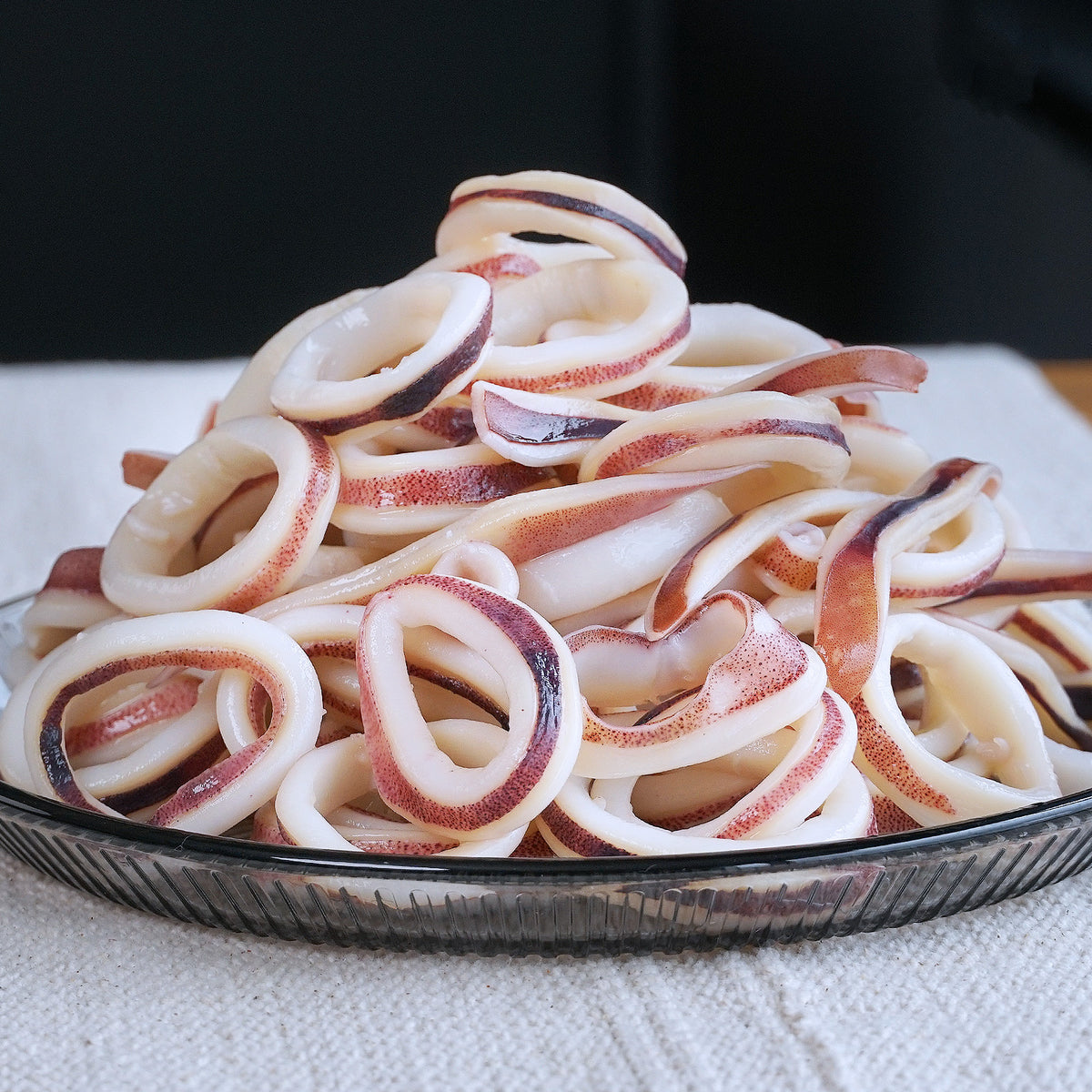 Wild-Caught Pre-Cooked & Cut Frozen Squid Rings from Argentina (1kg) - Horizon Farms