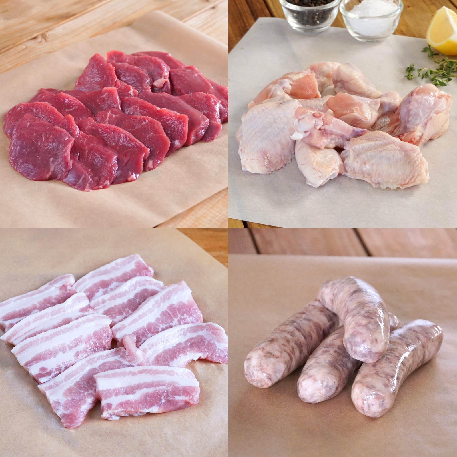 Free-Range BBQ Favorites 4-Piece Set (1.3kg, Serves 3-4) - Horizon Farms