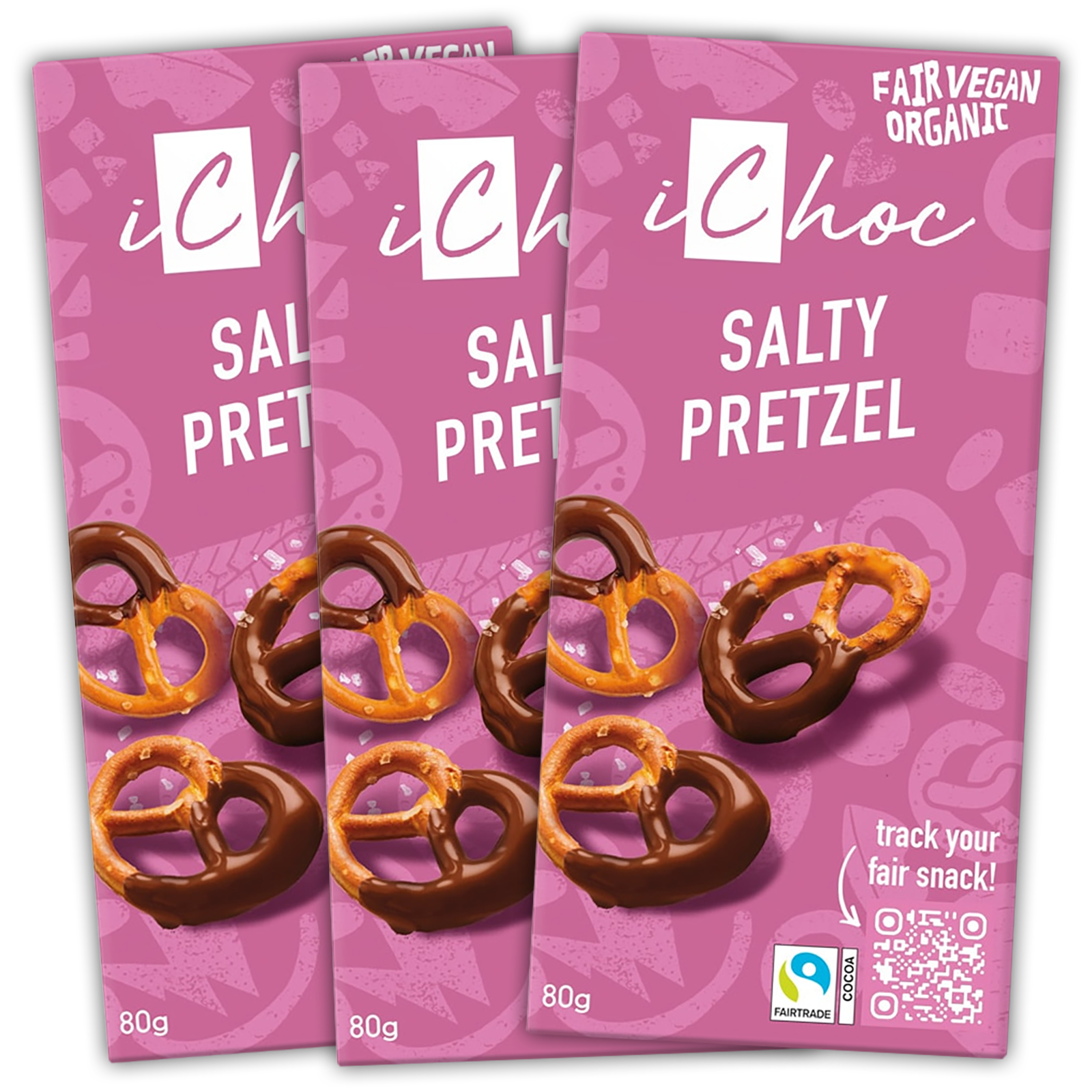 Certified Organic Dairy-Free Chocolate from Germany - Salty Pretzel (240g)