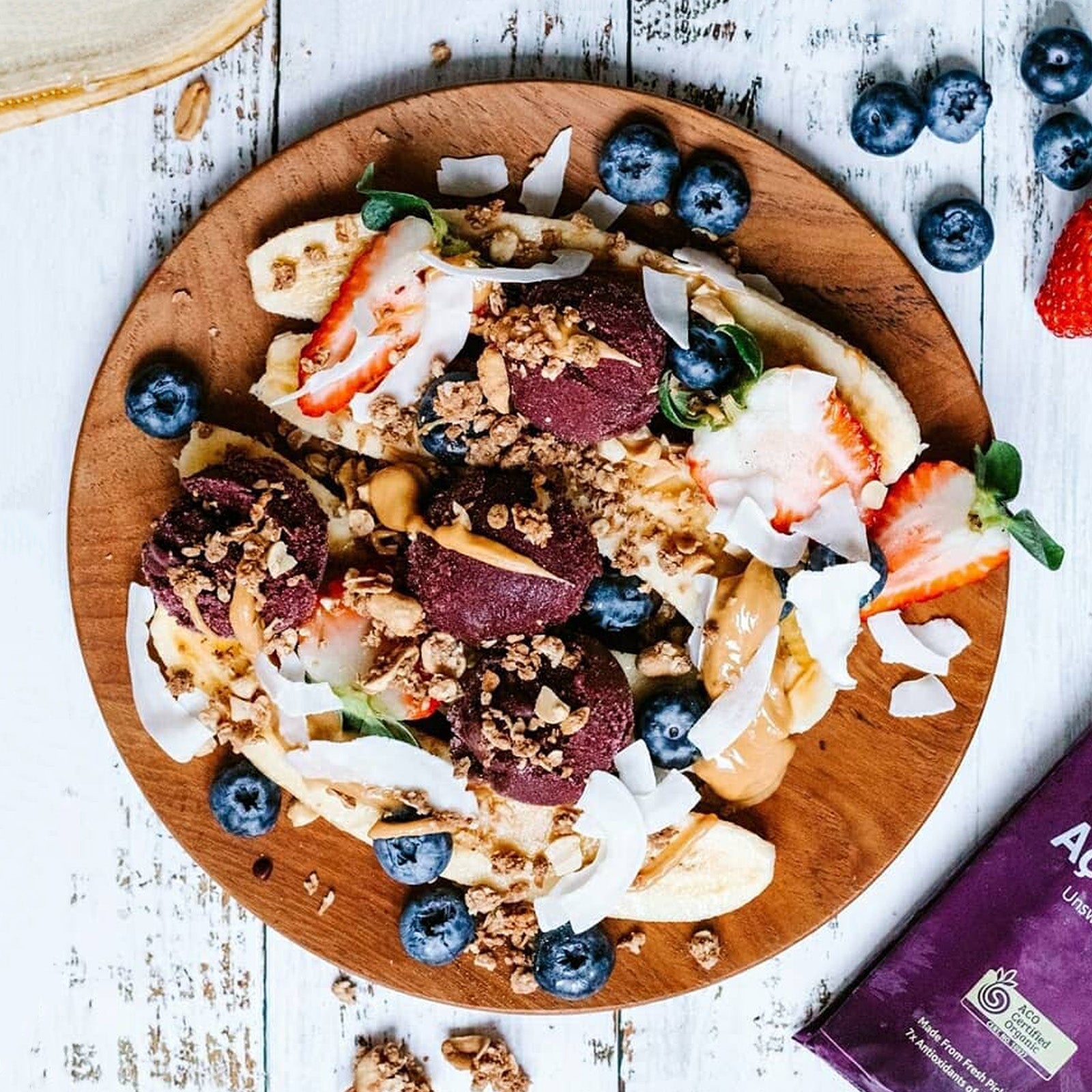 40% OFF Sale! (Past Best By: April 1st, 2025) Organic All-Natural Frozen Açaí Puree B-Grade (100g x 4) - Horizon Farms