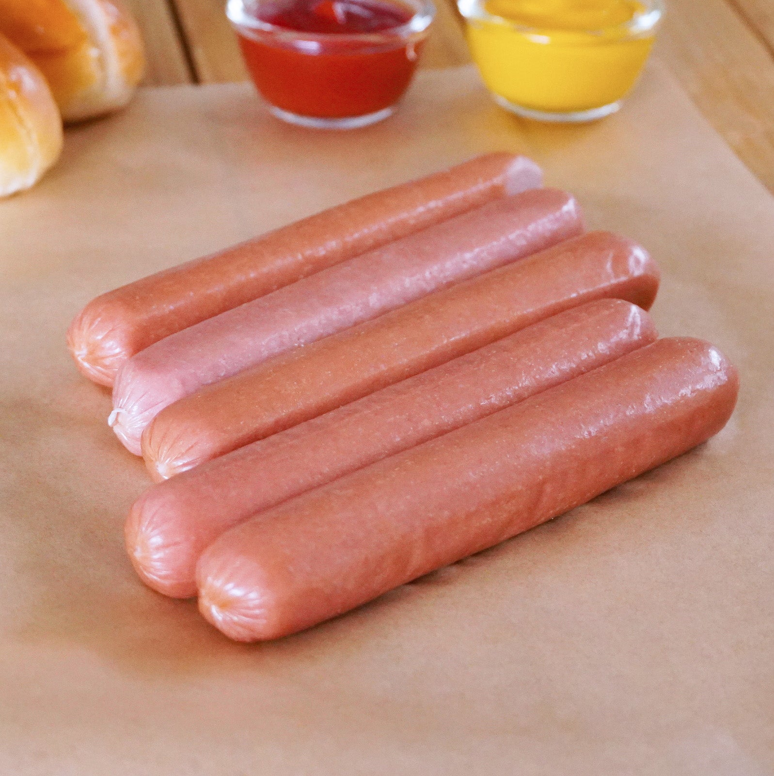 All-Natural Free-Range Kurobuta Pork Hot Dogs from the USA (5pc) - Horizon Farms