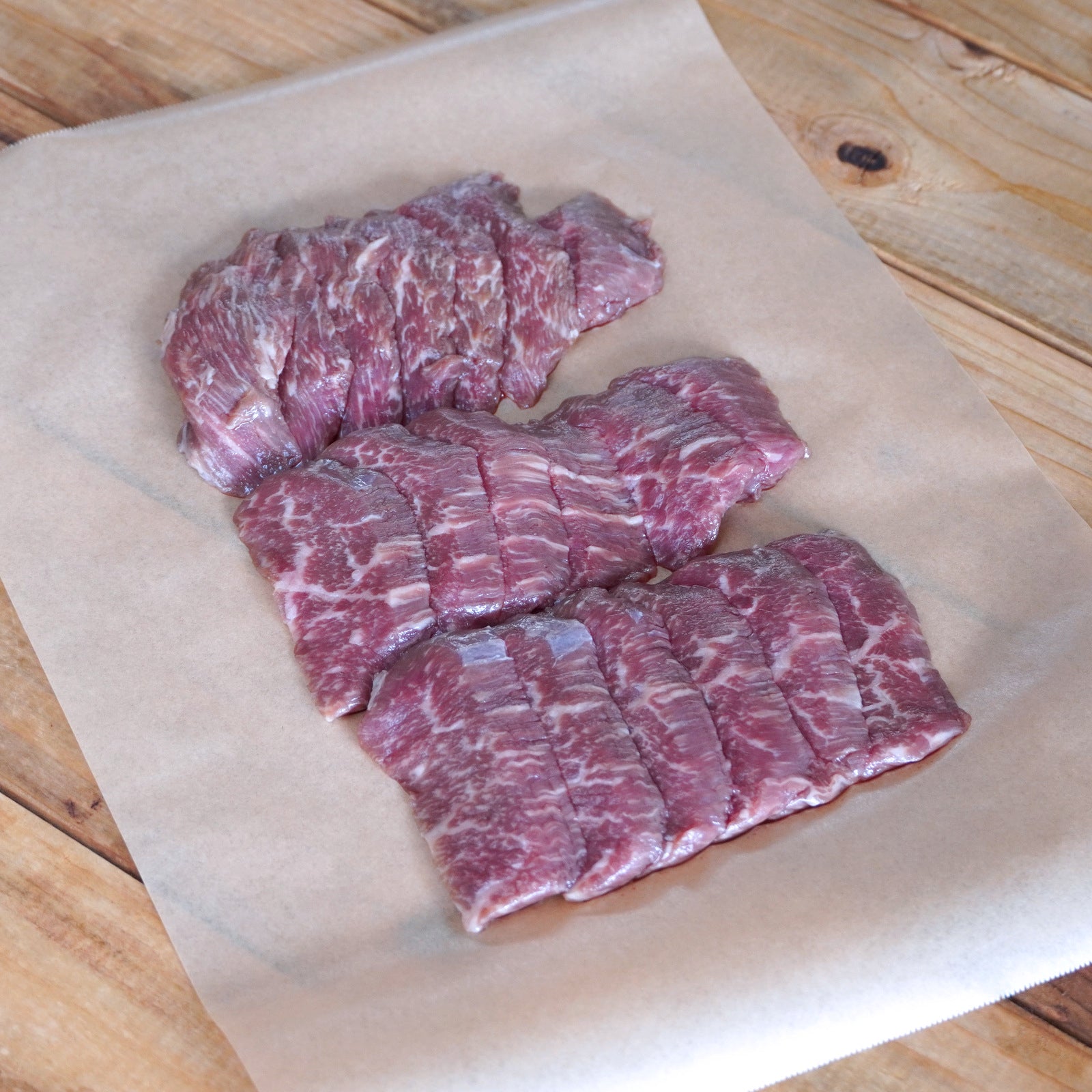 Morgan Ranch USDA Choice Beef Kalbi BBQ Slices B-Grade (200g) Best By: August 12th, 2025 - Horizon Farms