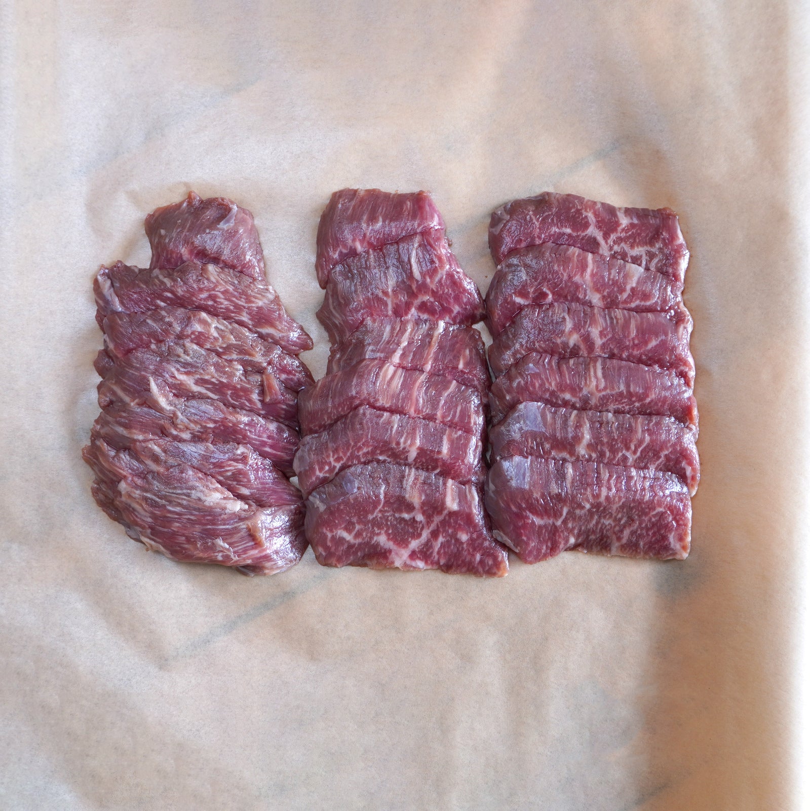 Morgan Ranch USDA Choice Beef Kalbi BBQ Slices B-Grade (200g) Best By: August 12th, 2025 - Horizon Farms