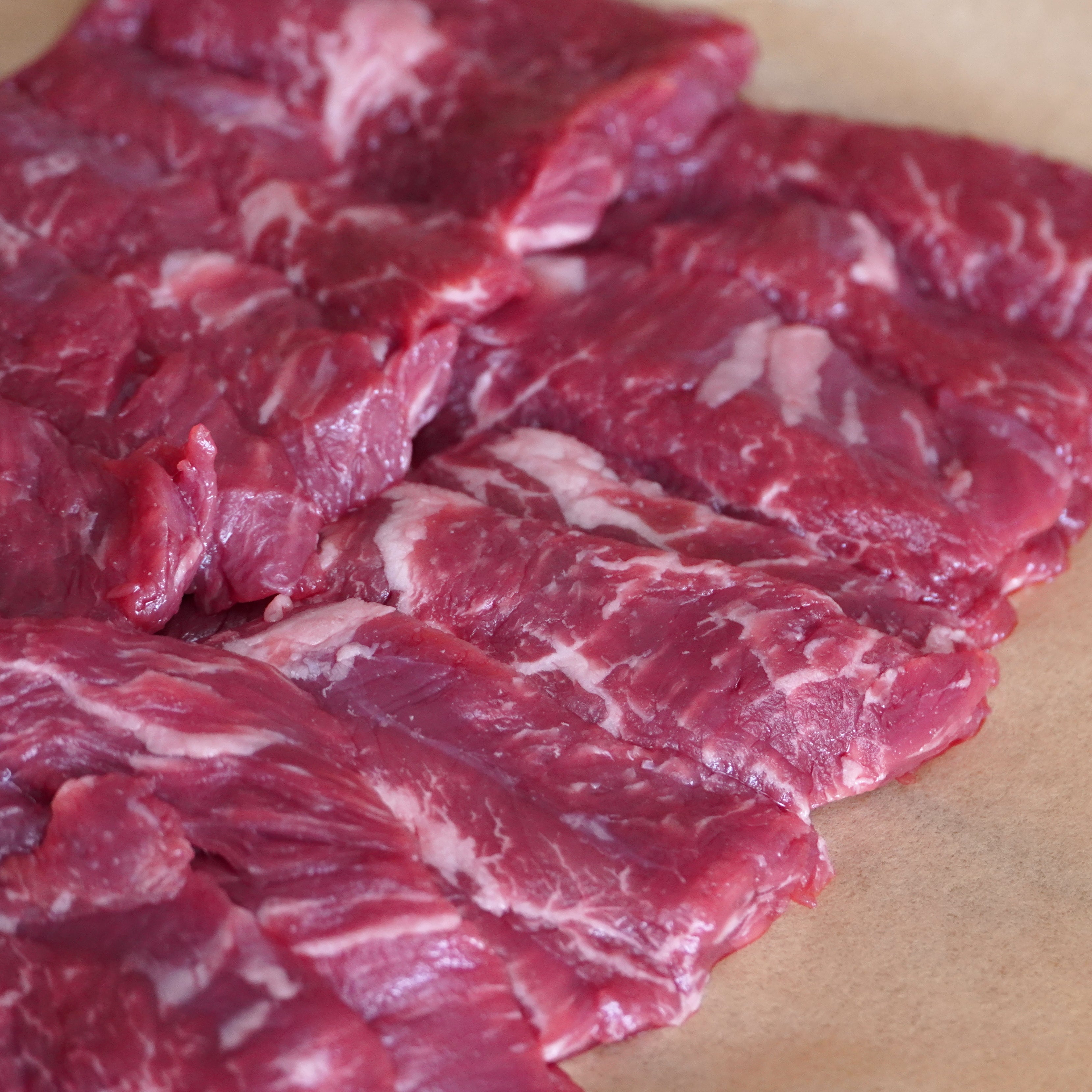 Grain-Fed Beef Flap Meat Slices from New Zealand B-Grade (300g) Best By: October 30th, 2025 - Horizon Farms