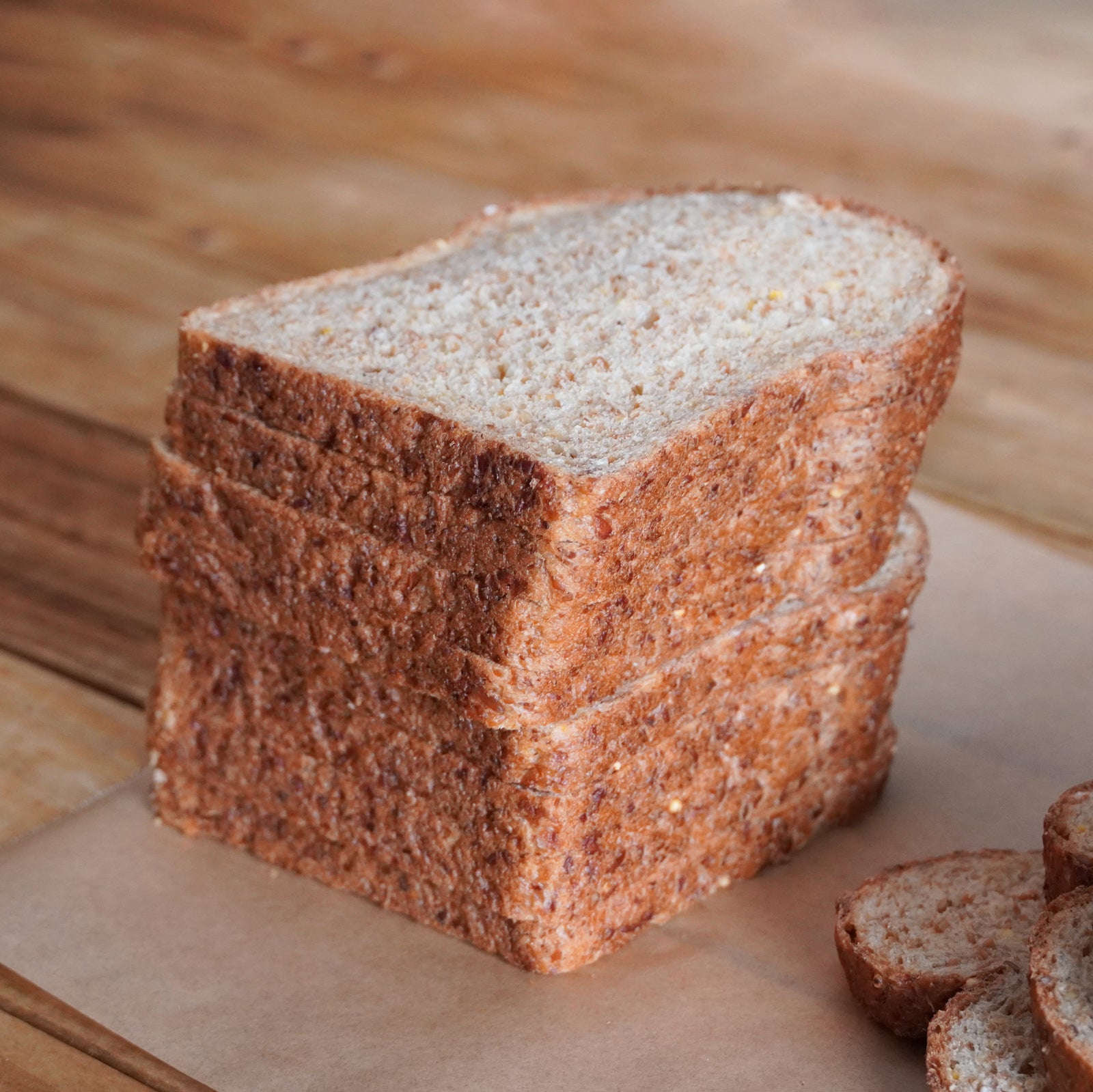 Certified Organic Sprouted Wheat Multigrain Bread from California (680g) - Horizon Farms