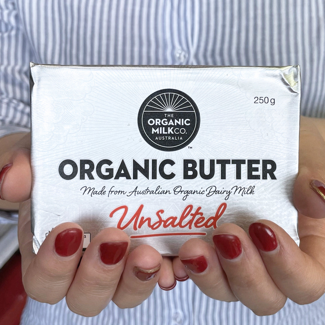 Certified Organic Grass-Fed Unsalted Butter B-Grade (250g) Best By: July 13th, 2025 - Horizon Farms