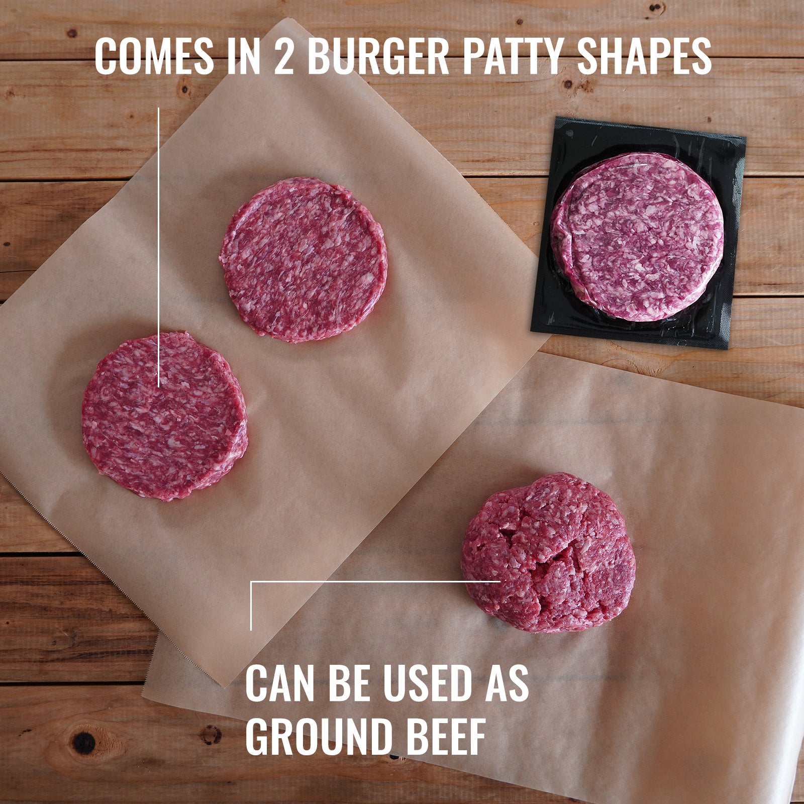 Premium American Grain-Fed Ground Beef 80/20 from the USA (226g) - Horizon Farms