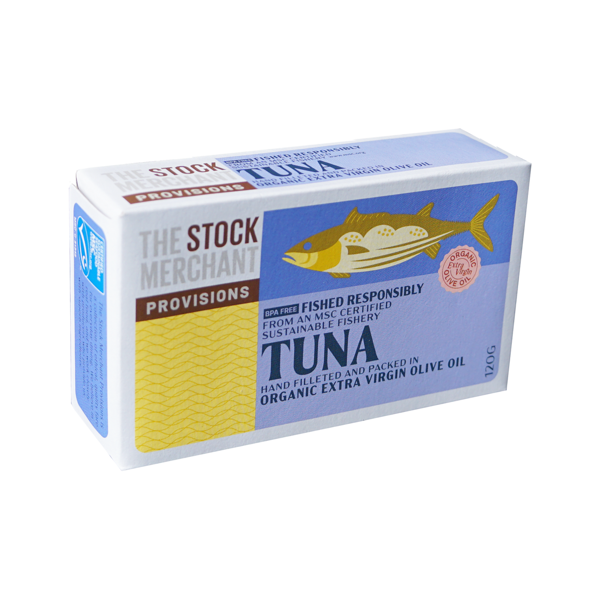 MSC Certified BPA-Free Wild-Caught Canned Tuna in Extra Virgin Olive Oil (120g x 5) - Horizon Farms
