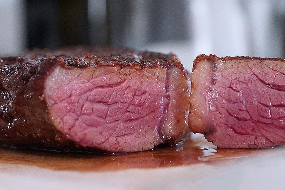 10 Steps to Cook Thick Grass-Fed Beef Steaks to Perfection. One page, no ads, no videos.