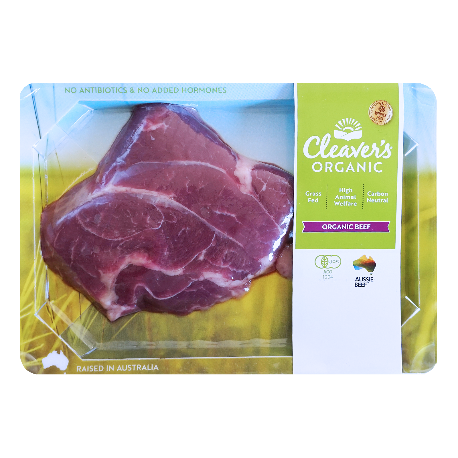 Certified Organic Grass-Fed Beef Chuck Steak from Australia (200g) - Horizon Farms