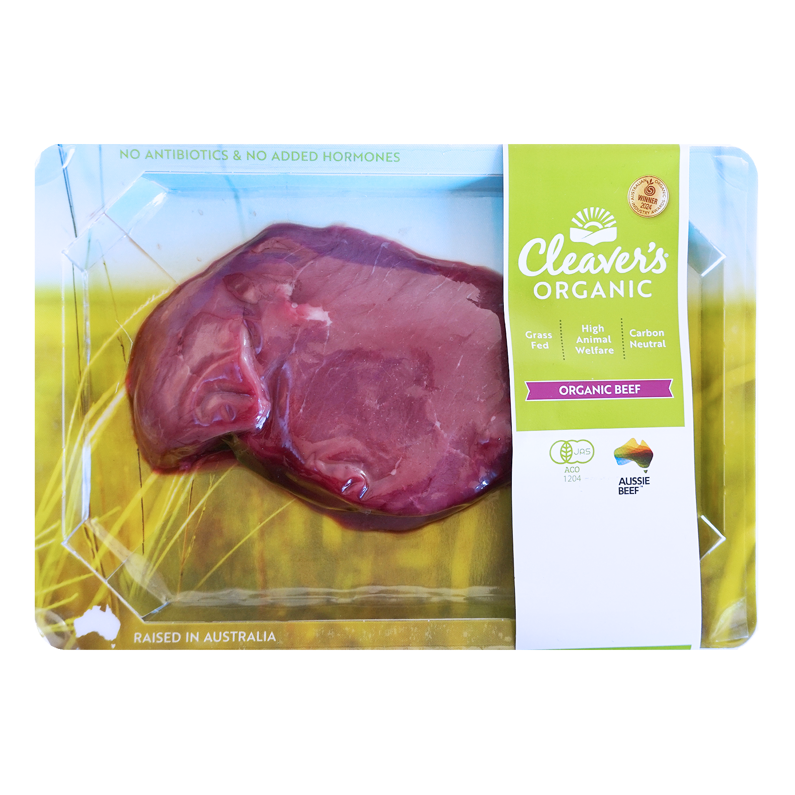 Certified Organic Grass-Fed Beef Topside Steak from Australia (200g) - Horizon Farms