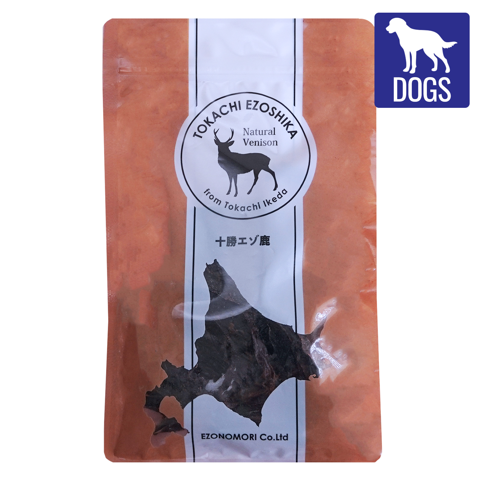 [For Dogs] All-Natural Wild Venison Heart Jerky Dry Dog Treat from Hokkaido (40g) - Horizon Farms