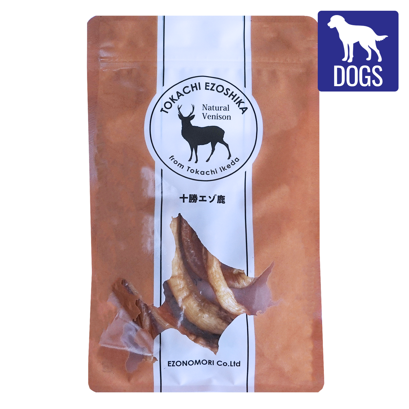 [For Dogs] All-Natural Wild Venison Achilles Dry Chew Treat from Hokkaido (40g) - Horizon Farms