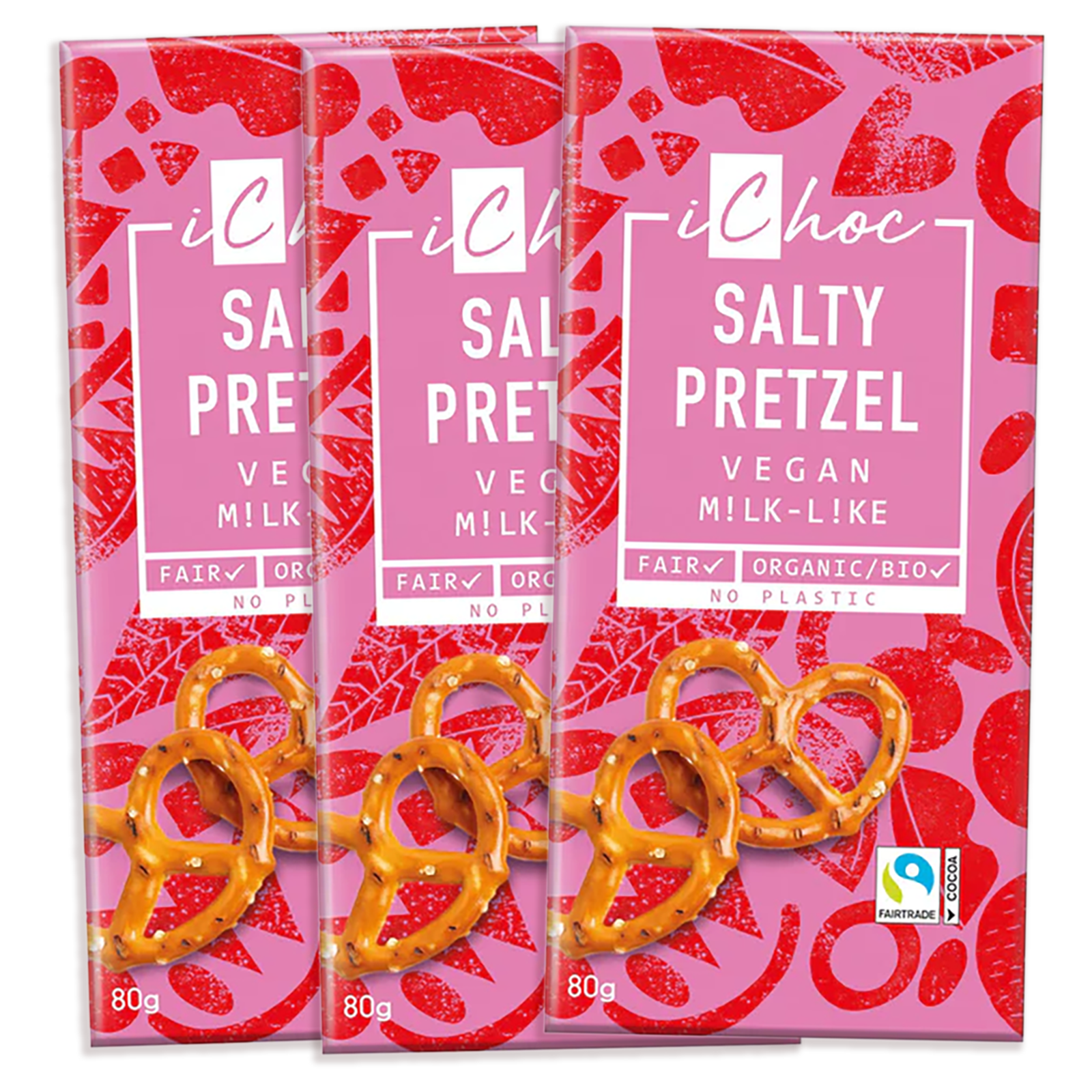 Certified Organic Dairy-Free Chocolate from Germany - Salty Pretzel (240g) - Horizon Farms