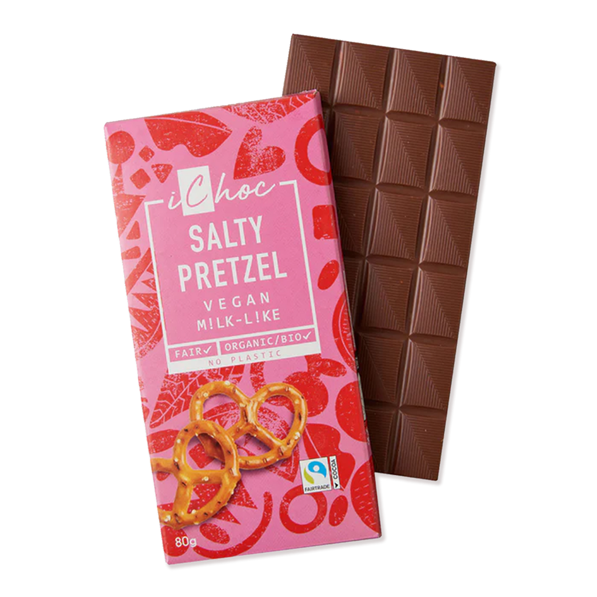Certified Organic Dairy-Free Chocolate from Germany - Salty Pretzel (3pc) - Horizon Farms