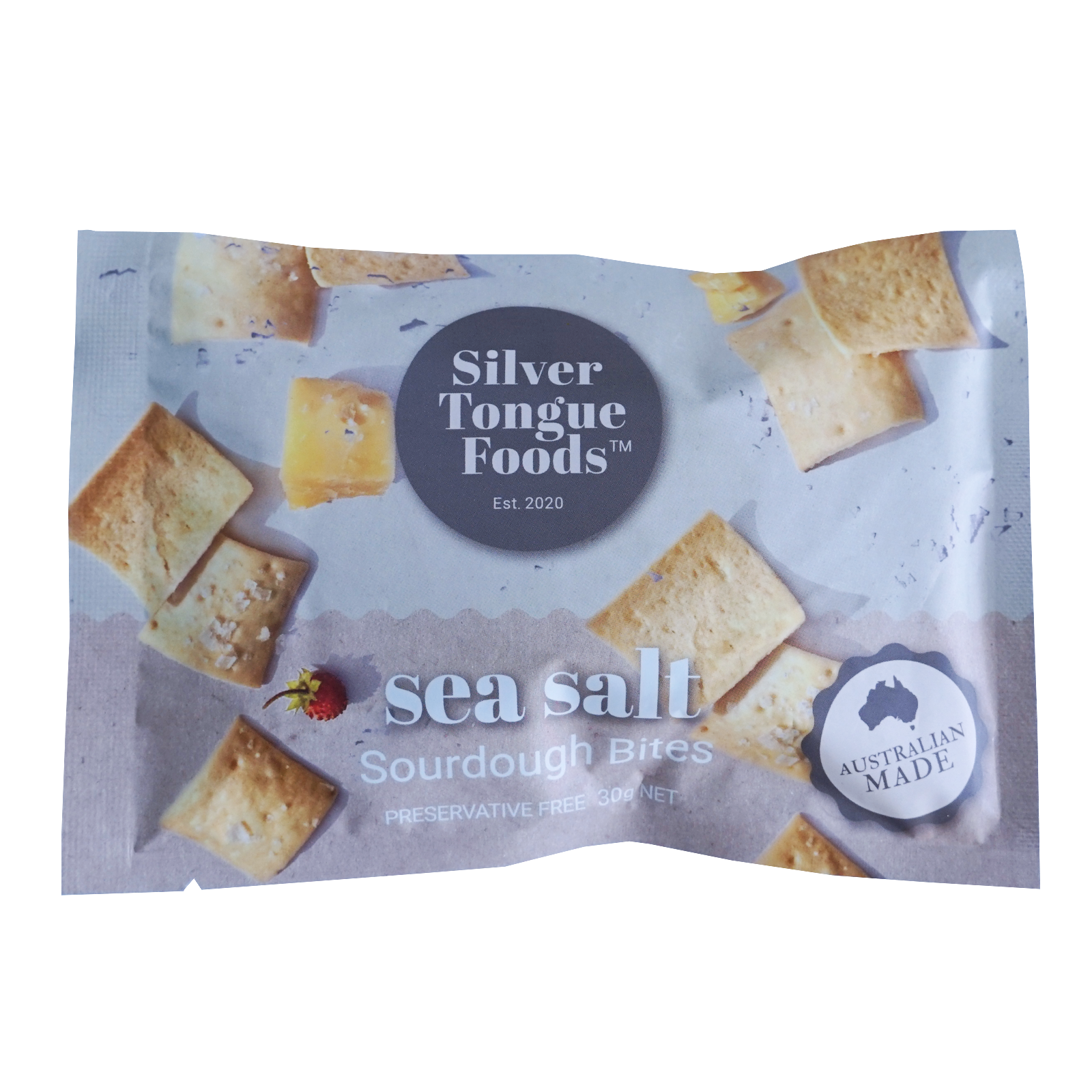 All-Natural Sea Salt Sourdough Crackers from Australia (30g x 3) - Horizon Farms