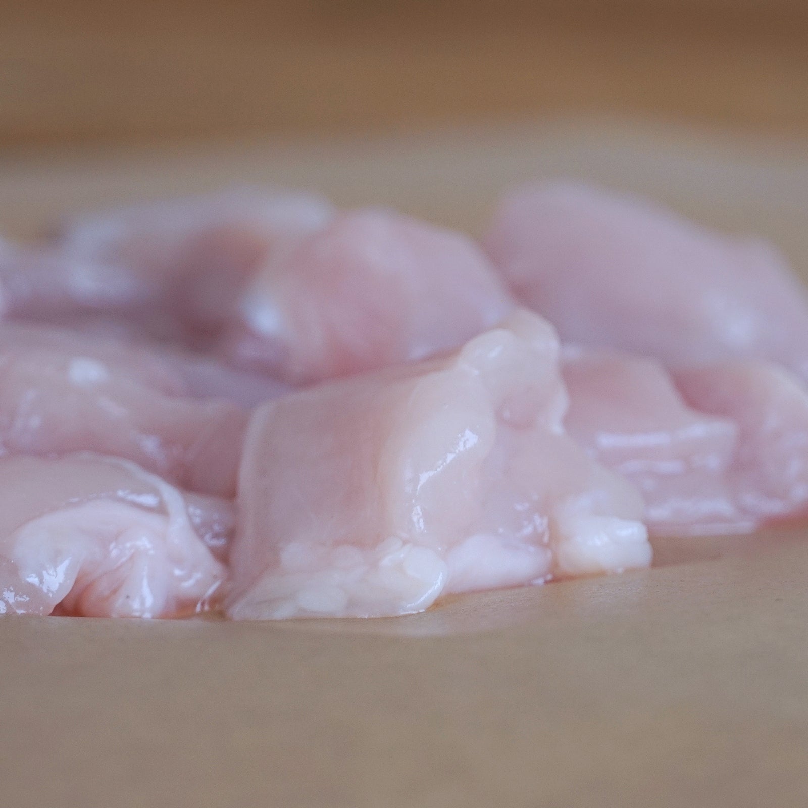 Range-Free Jidori Chicken Breast & Tenderloin Dice Cuts from Japan (100g) - Horizon Farms