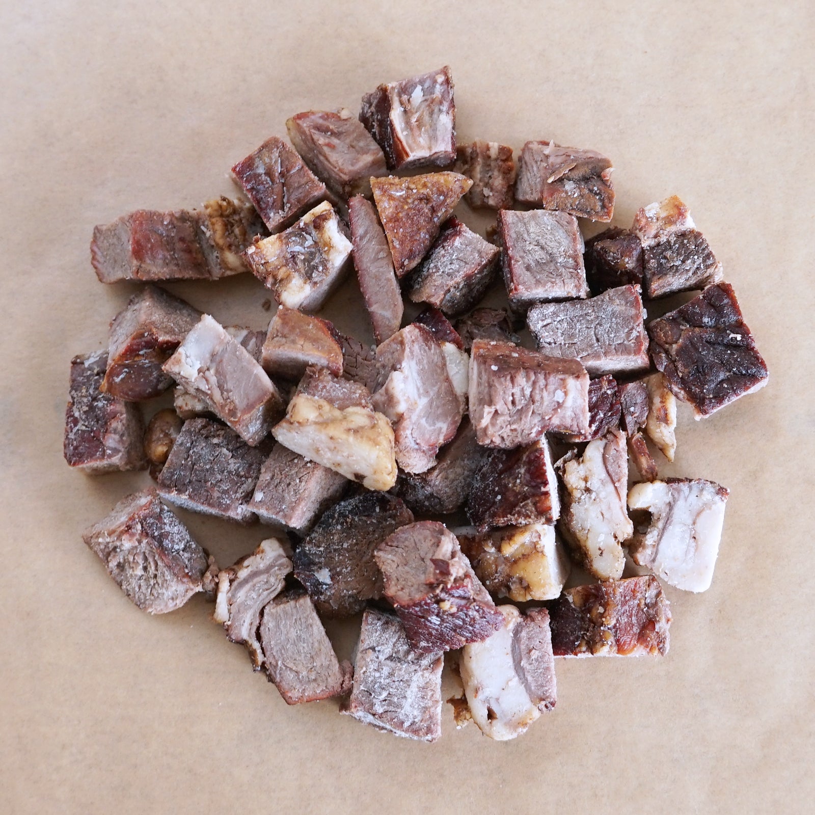 (Limited) All-Natural Grass-Fed Beef Sugar-Free Smoked Rump Dice Cuts (100g)
