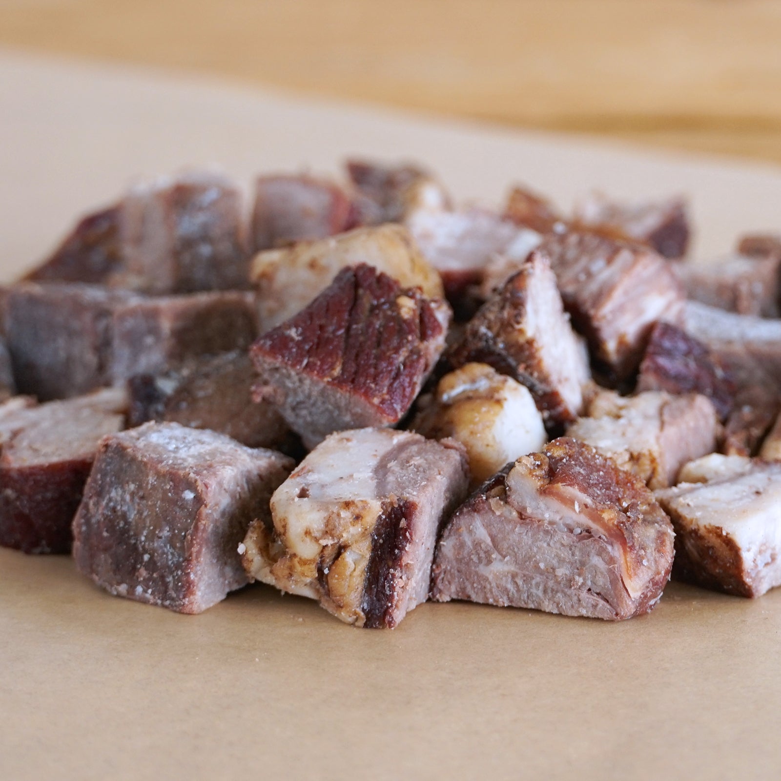 (Limited) All-Natural Grass-Fed Beef Sugar-Free Smoked Rump Dice Cuts (100g)