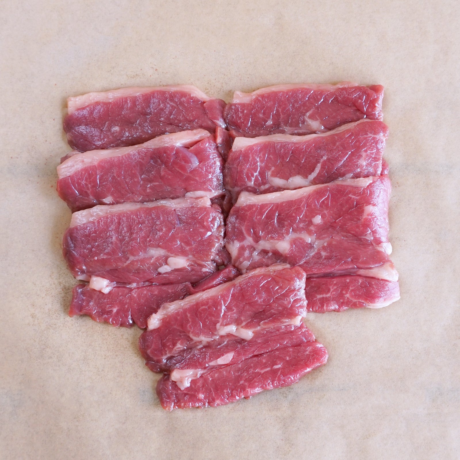 Japanese Range-Free Wagyu Beef Chuck Shoulder BBQ Slices from Iwate (100g) - Horizon Farms