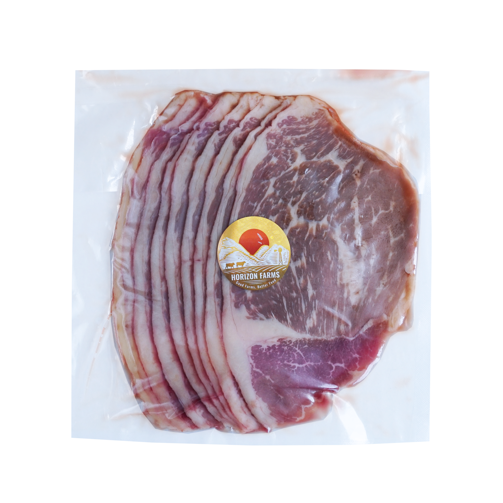 Japanese Range-Free Wagyu Beef Shank Slices for Shabu-Shabu from Iwate (300g) - Horizon Farms