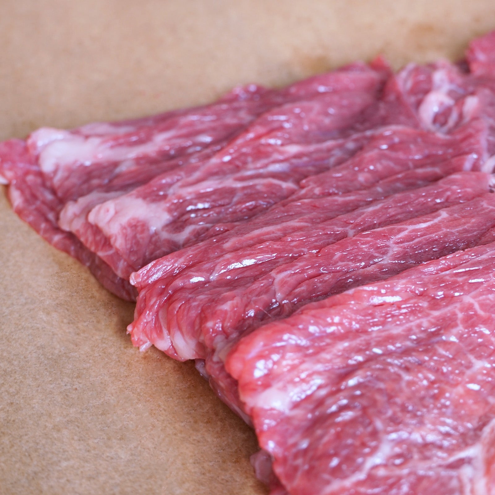Japanese Range-Free Wagyu Beef Chuck Shoulder Thin Slices from Iwate B-Grade (300g) - Horizon Farms